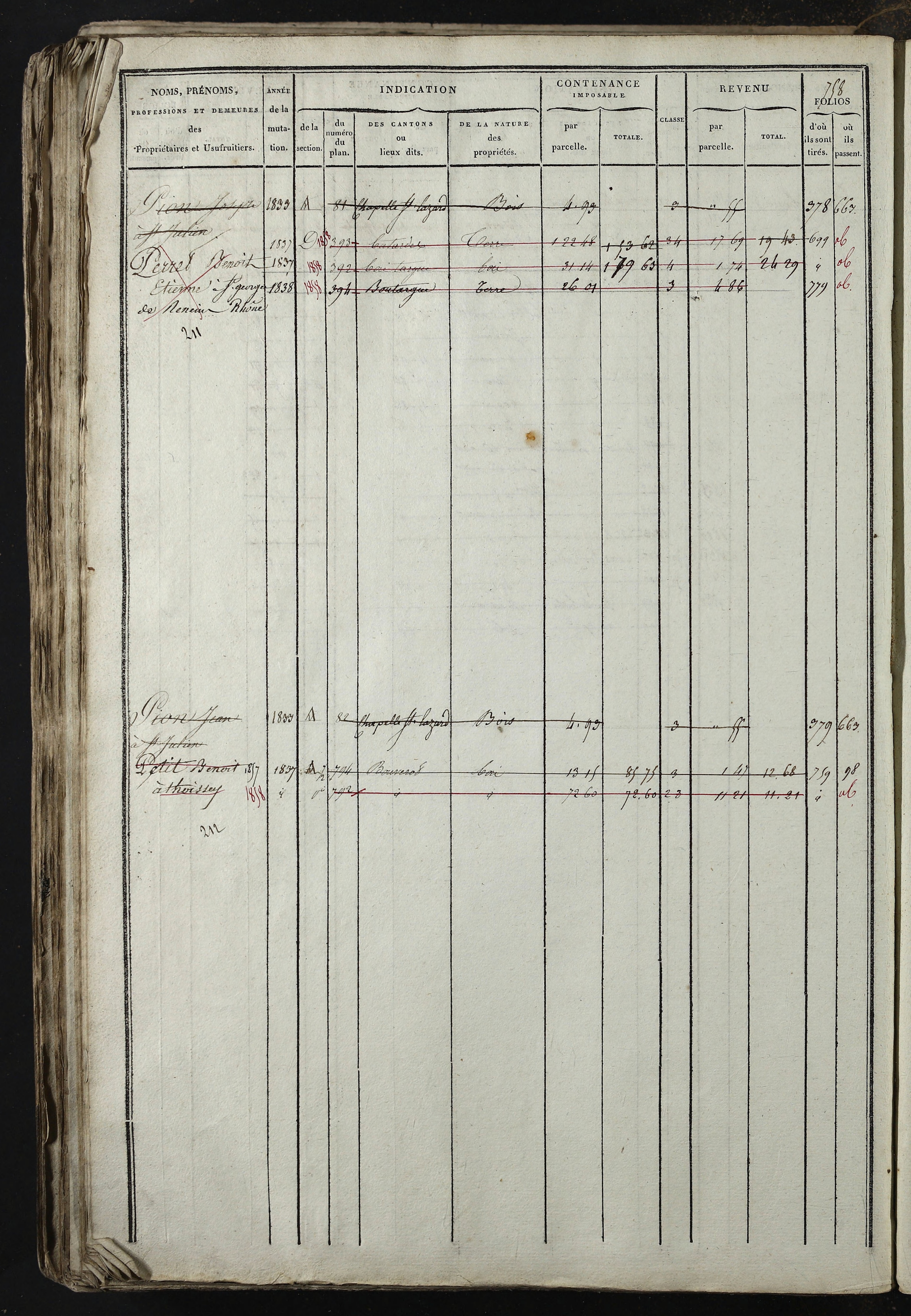 Relevant - 3 P 741 - 3 P 741 -  Folios 1 à 980  (1832-1846)
