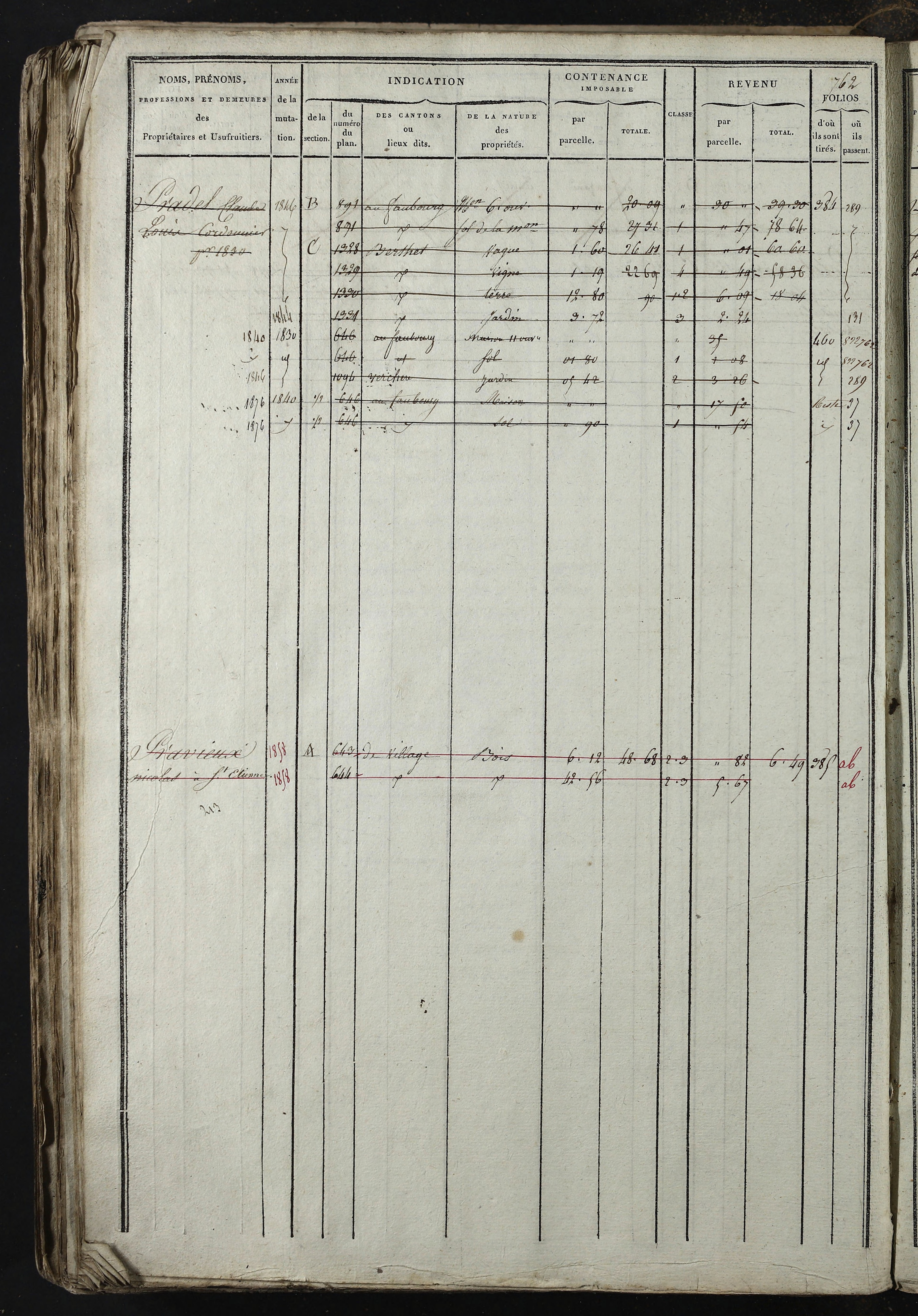 Relevant - 3 P 741 - 3 P 741 -  Folios 1 à 980  (1832-1846)
