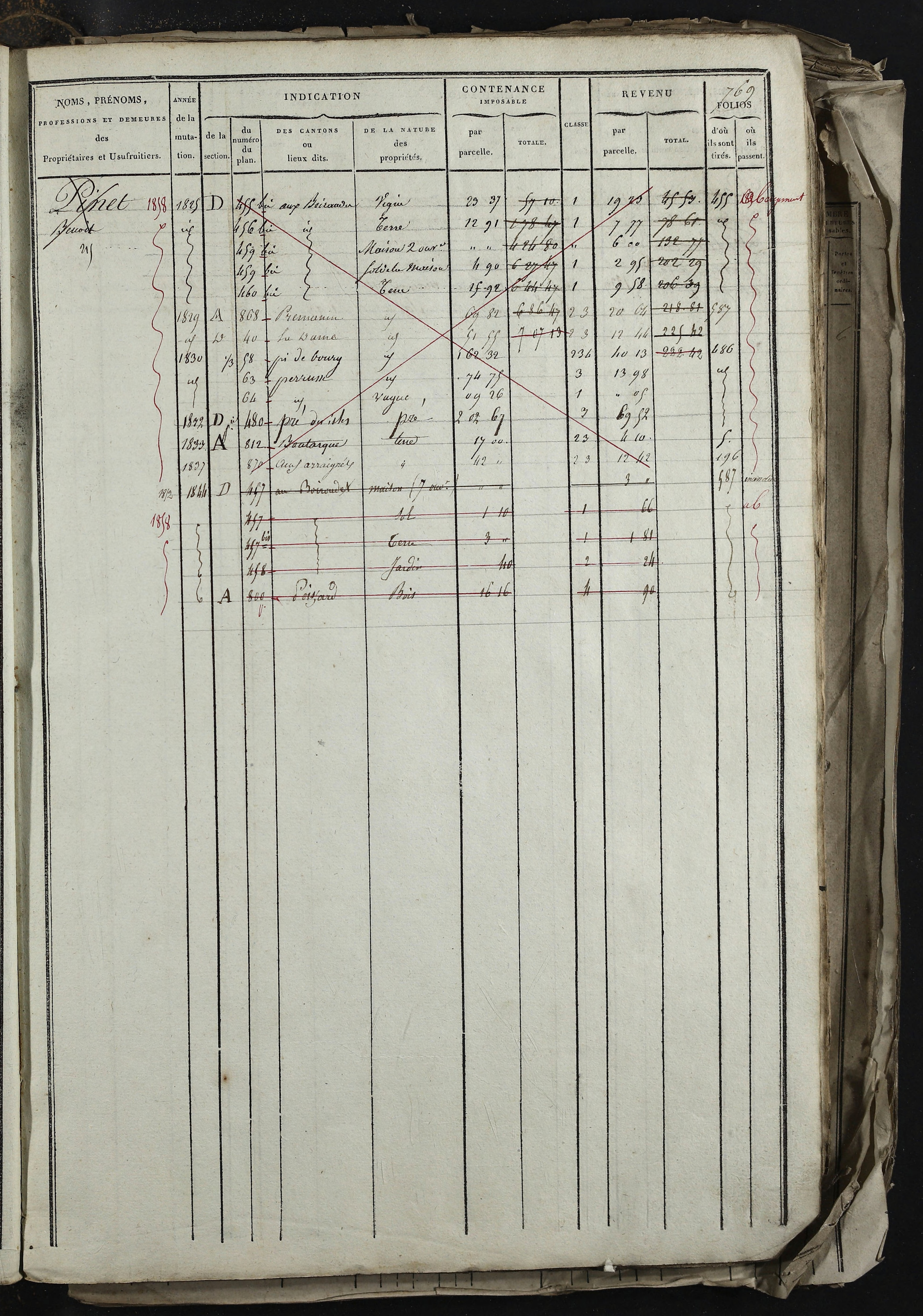 Relevant - 3 P 741 - 3 P 741 -  Folios 1 à 980  (1832-1846)