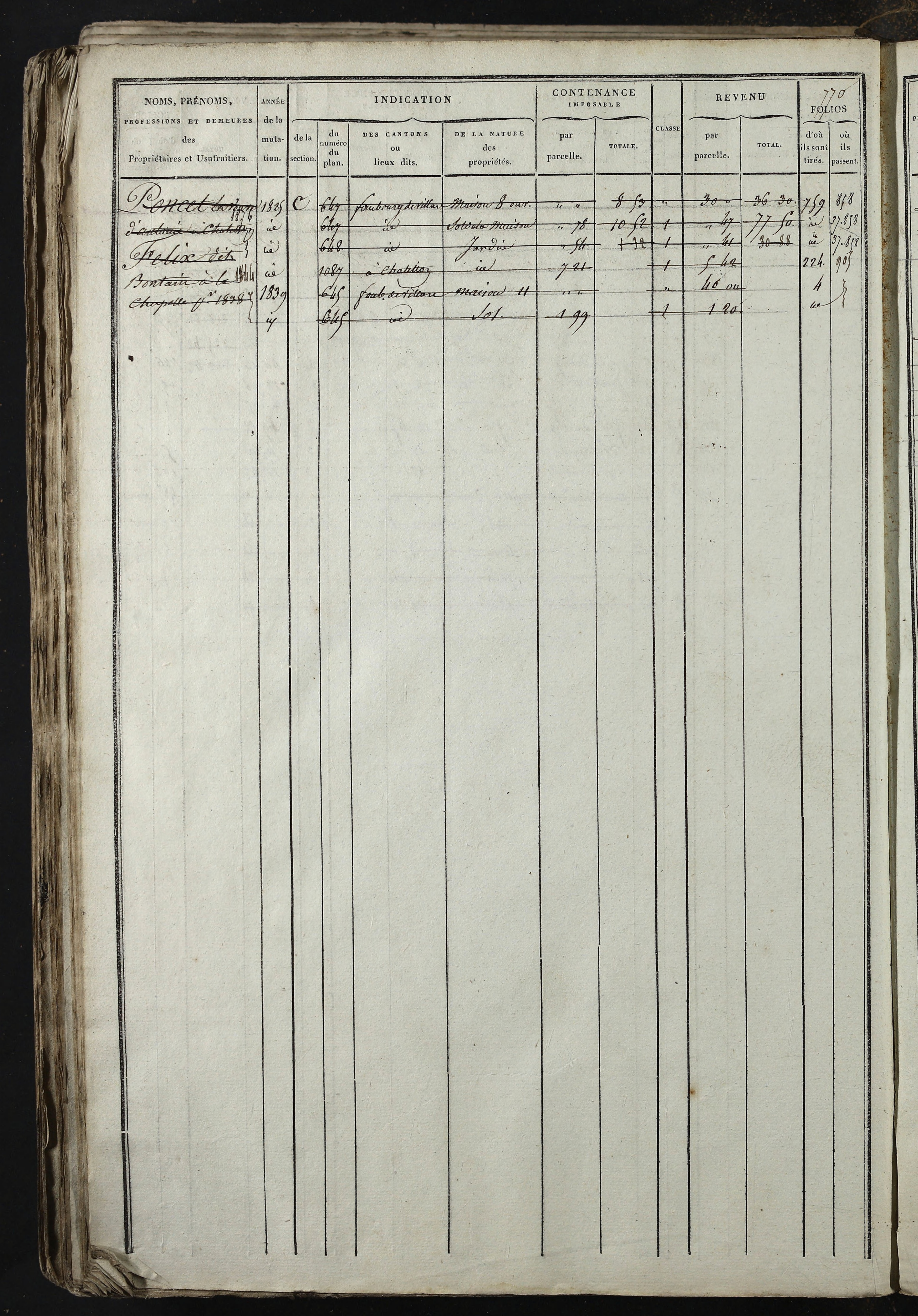 Relevant - 3 P 741 - 3 P 741 -  Folios 1 à 980  (1832-1846)