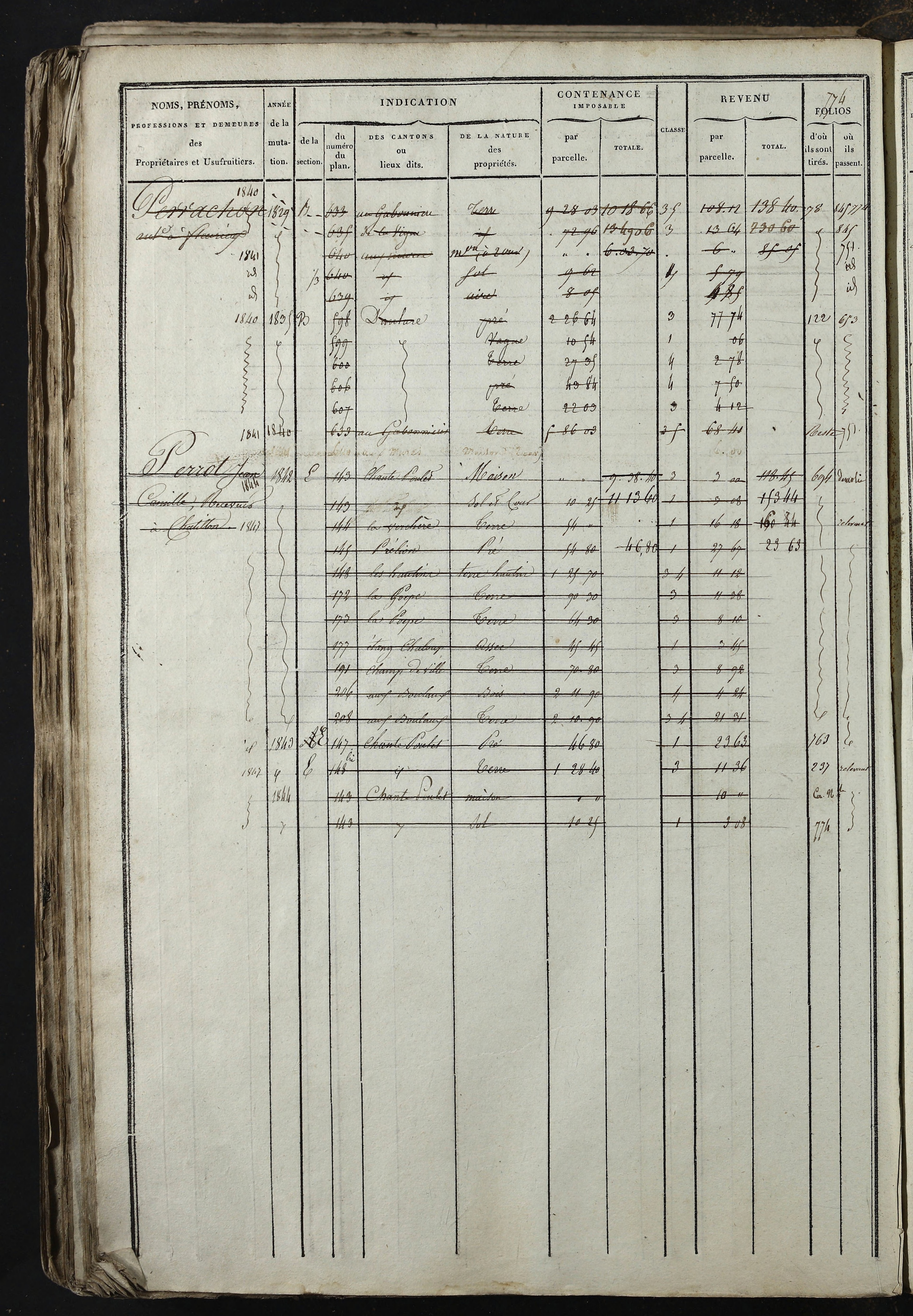 Relevant - 3 P 741 - 3 P 741 -  Folios 1 à 980  (1832-1846)