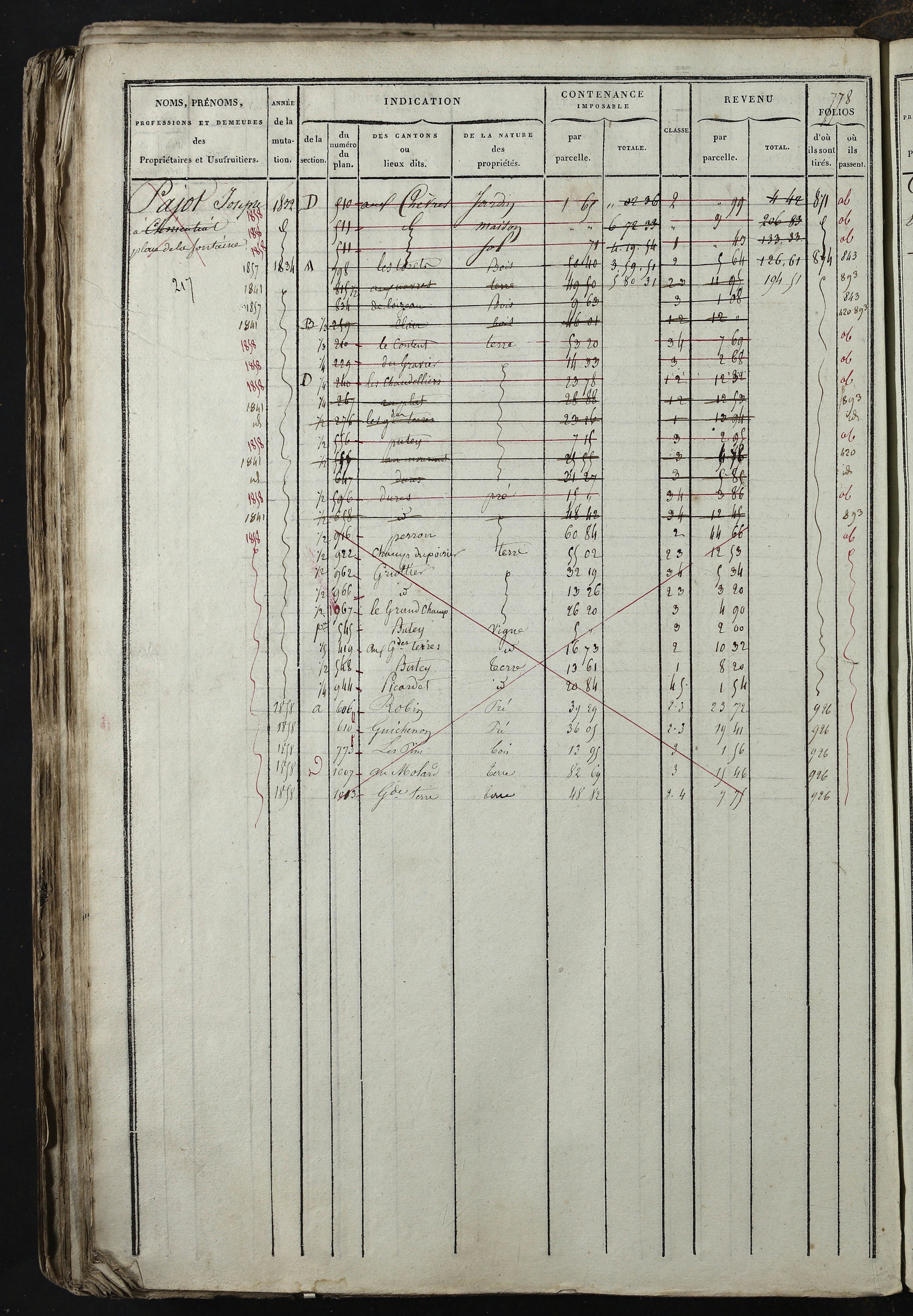 Relevant - 3 P 741 - 3 P 741 -  Folios 1 à 980  (1832-1846)