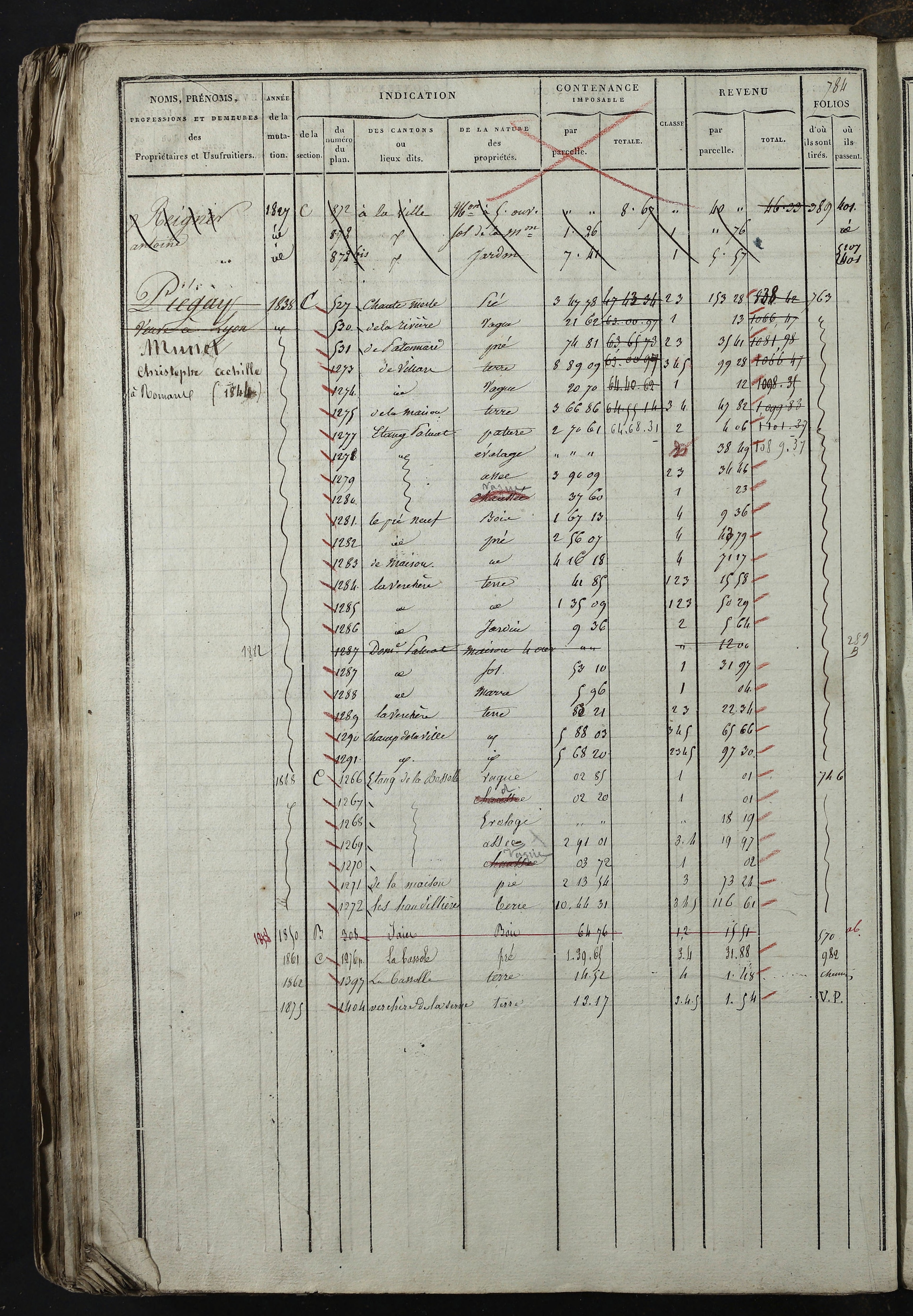 Relevant - 3 P 741 - 3 P 741 -  Folios 1 à 980  (1832-1846)