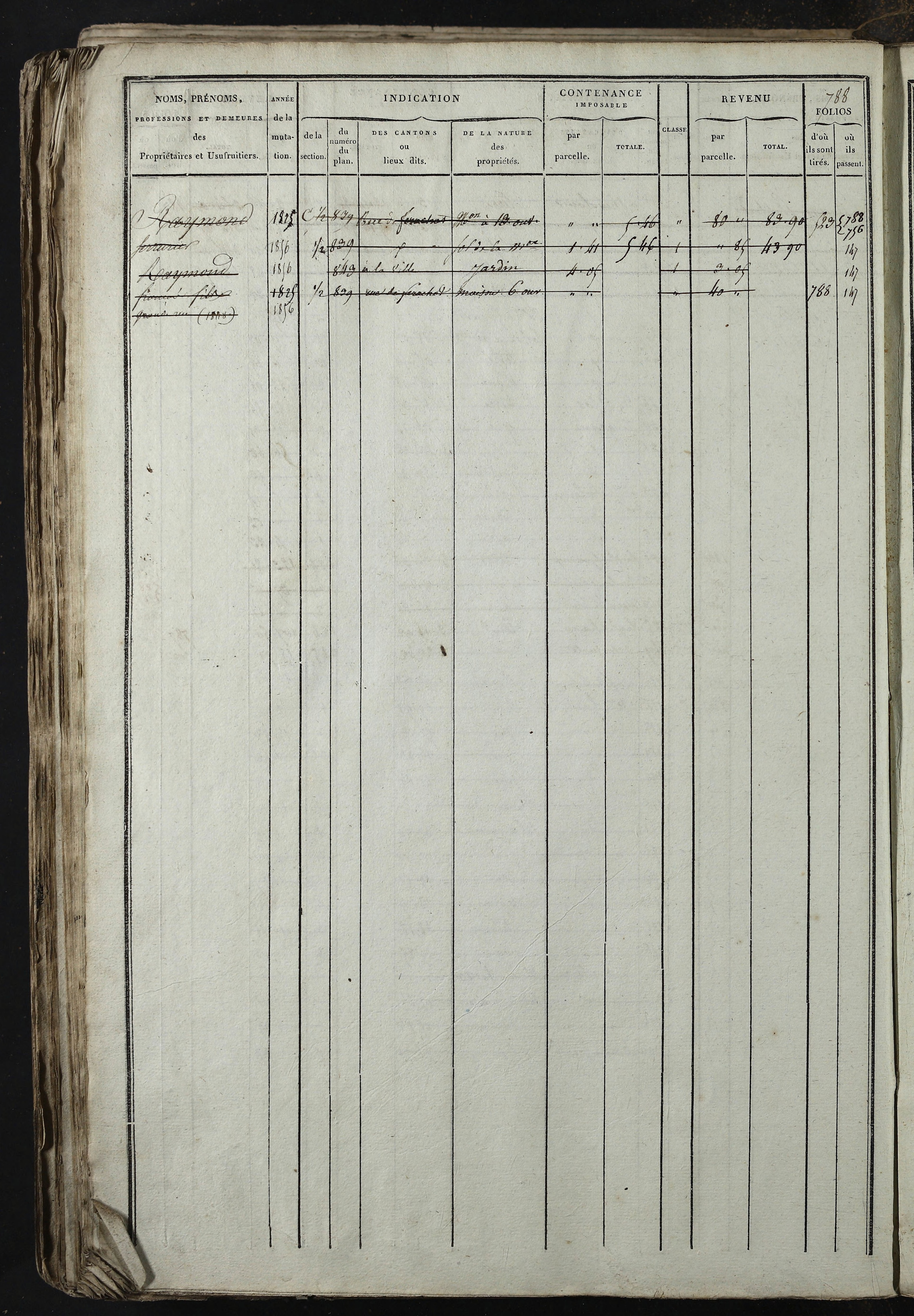 Relevant - 3 P 741 - 3 P 741 -  Folios 1 à 980  (1832-1846)