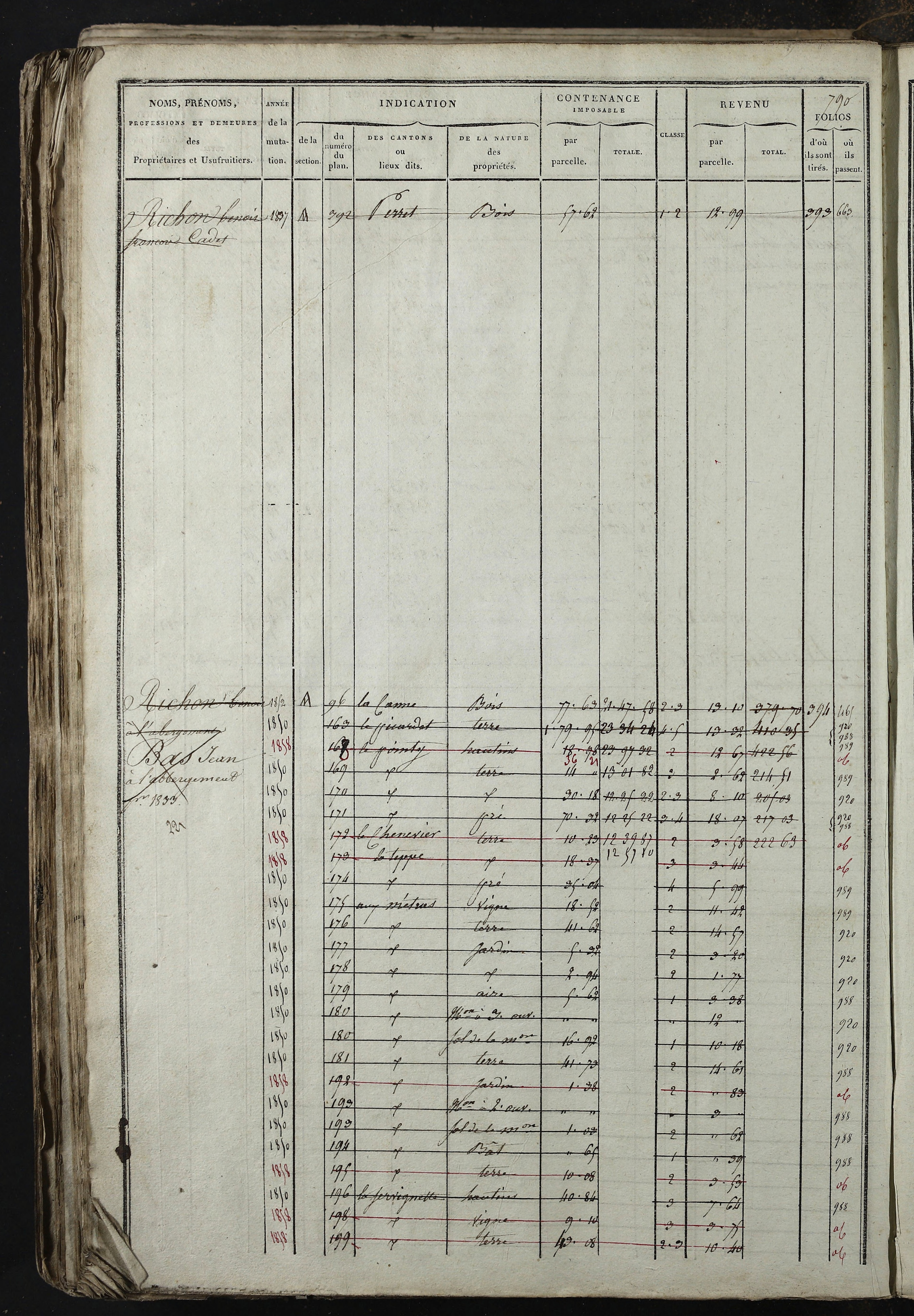 Relevant - 3 P 741 - 3 P 741 -  Folios 1 à 980  (1832-1846)