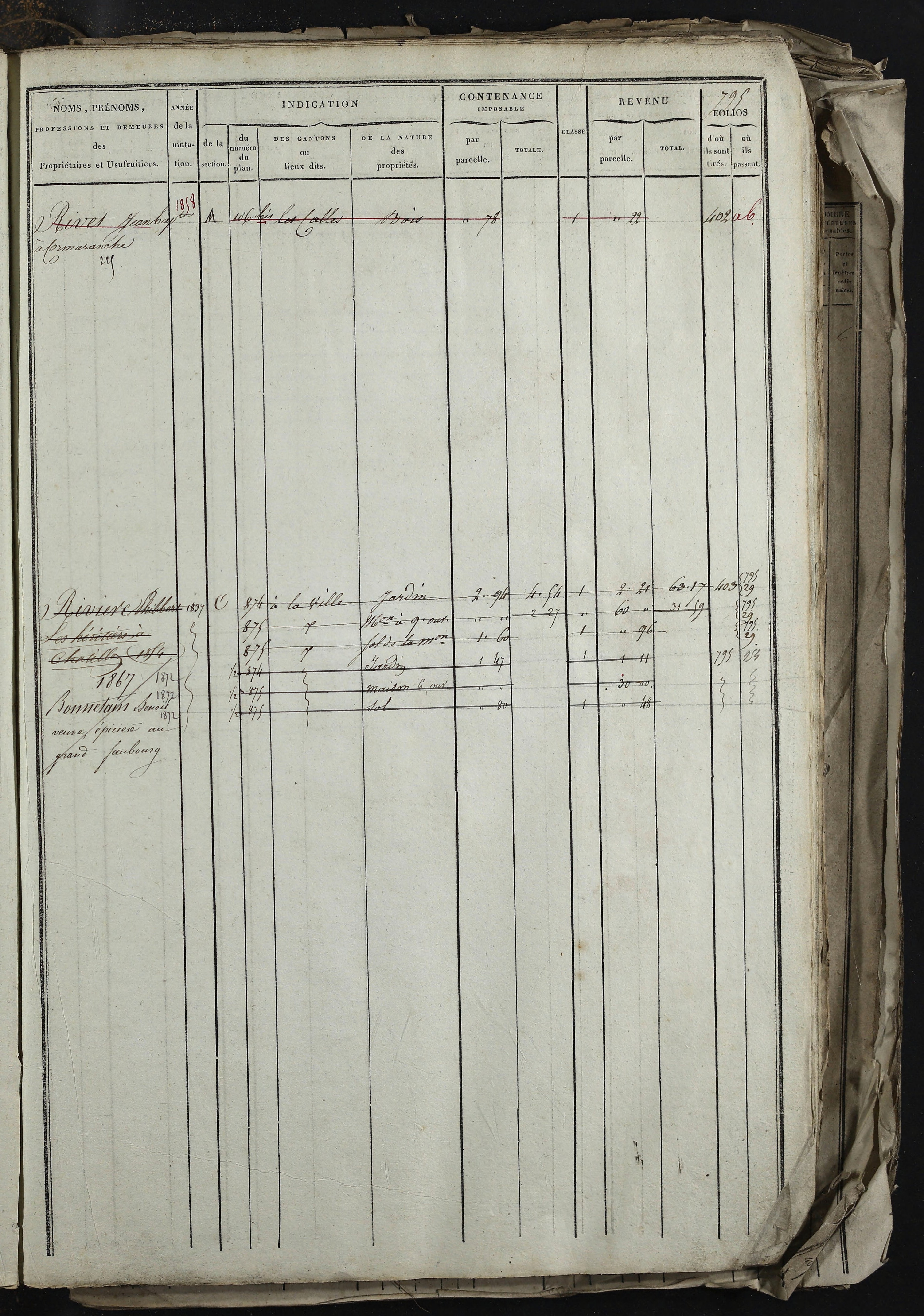 Relevant - 3 P 741 - 3 P 741 -  Folios 1 à 980  (1832-1846)