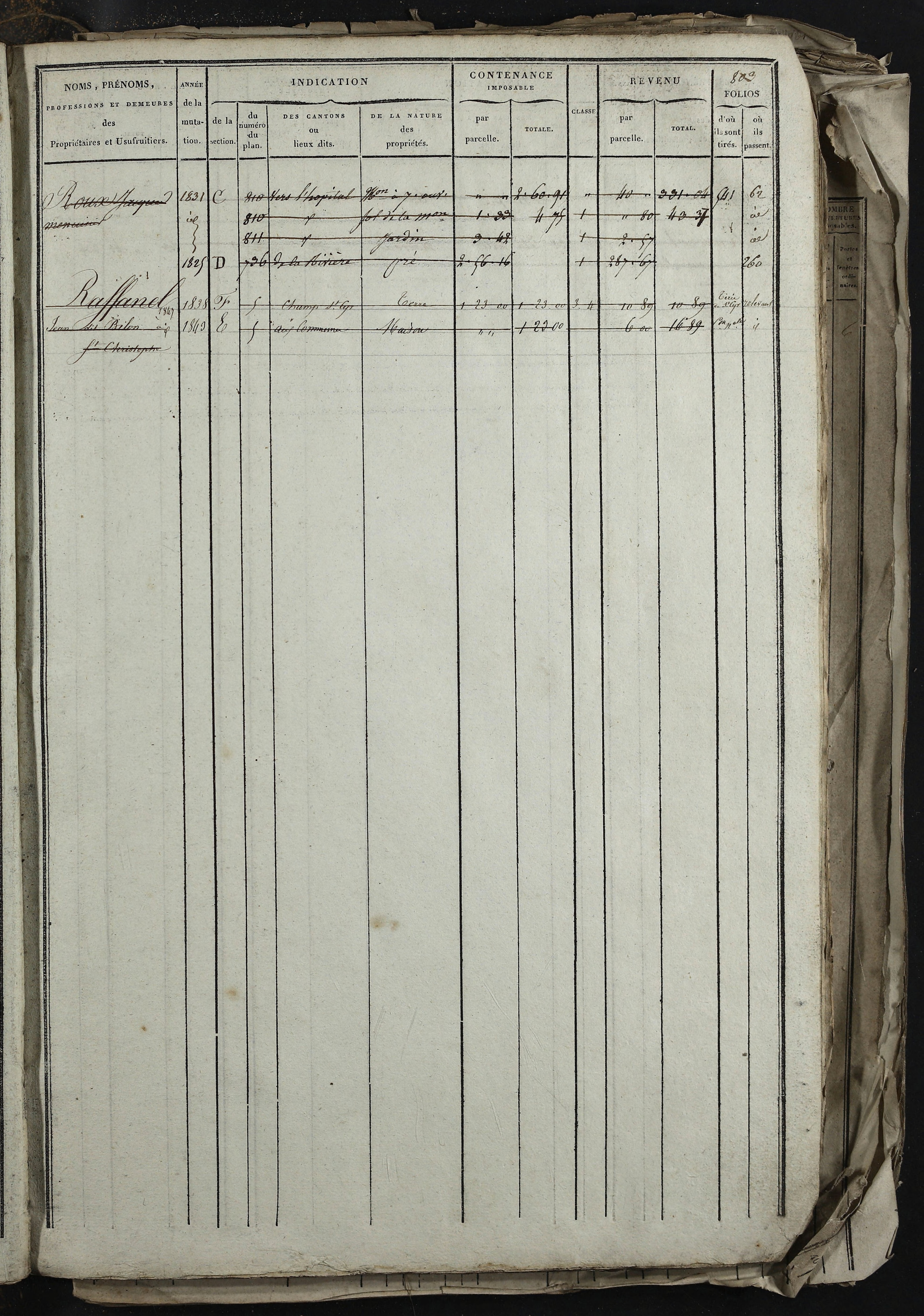 Relevant - 3 P 741 - 3 P 741 -  Folios 1 à 980  (1832-1846)