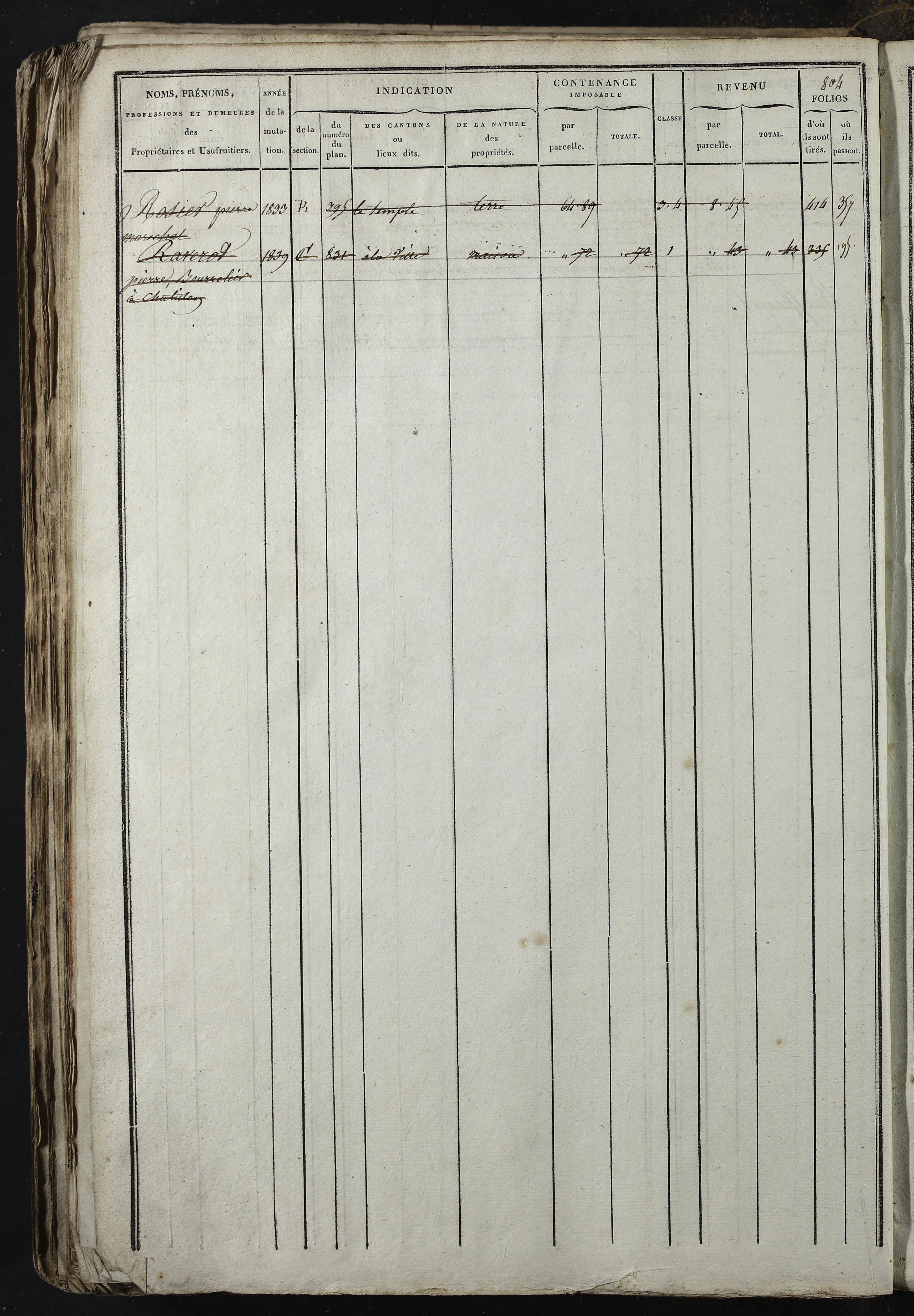 Relevant - 3 P 741 - 3 P 741 -  Folios 1 à 980  (1832-1846)