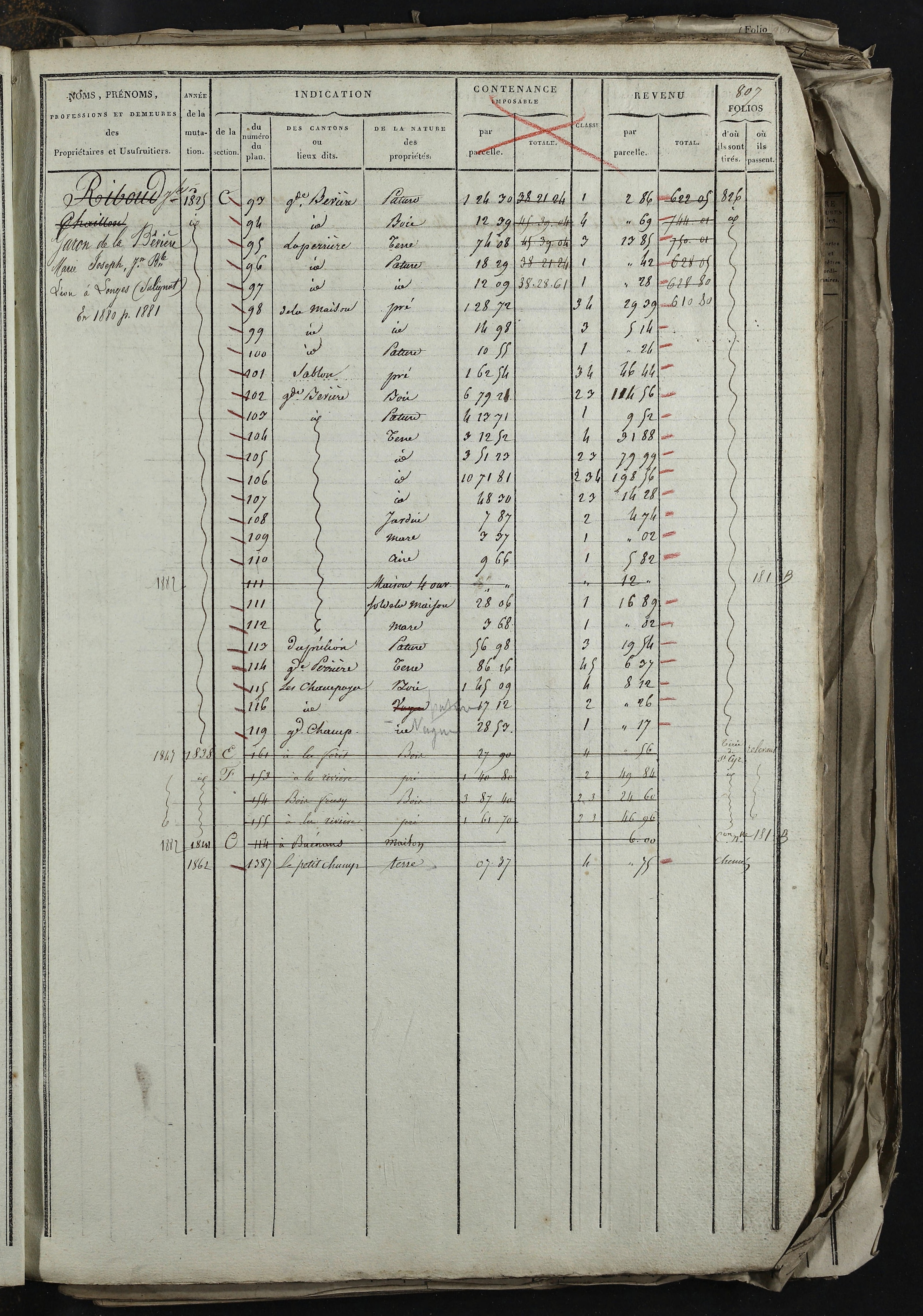 Relevant - 3 P 741 - 3 P 741 -  Folios 1 à 980  (1832-1846)