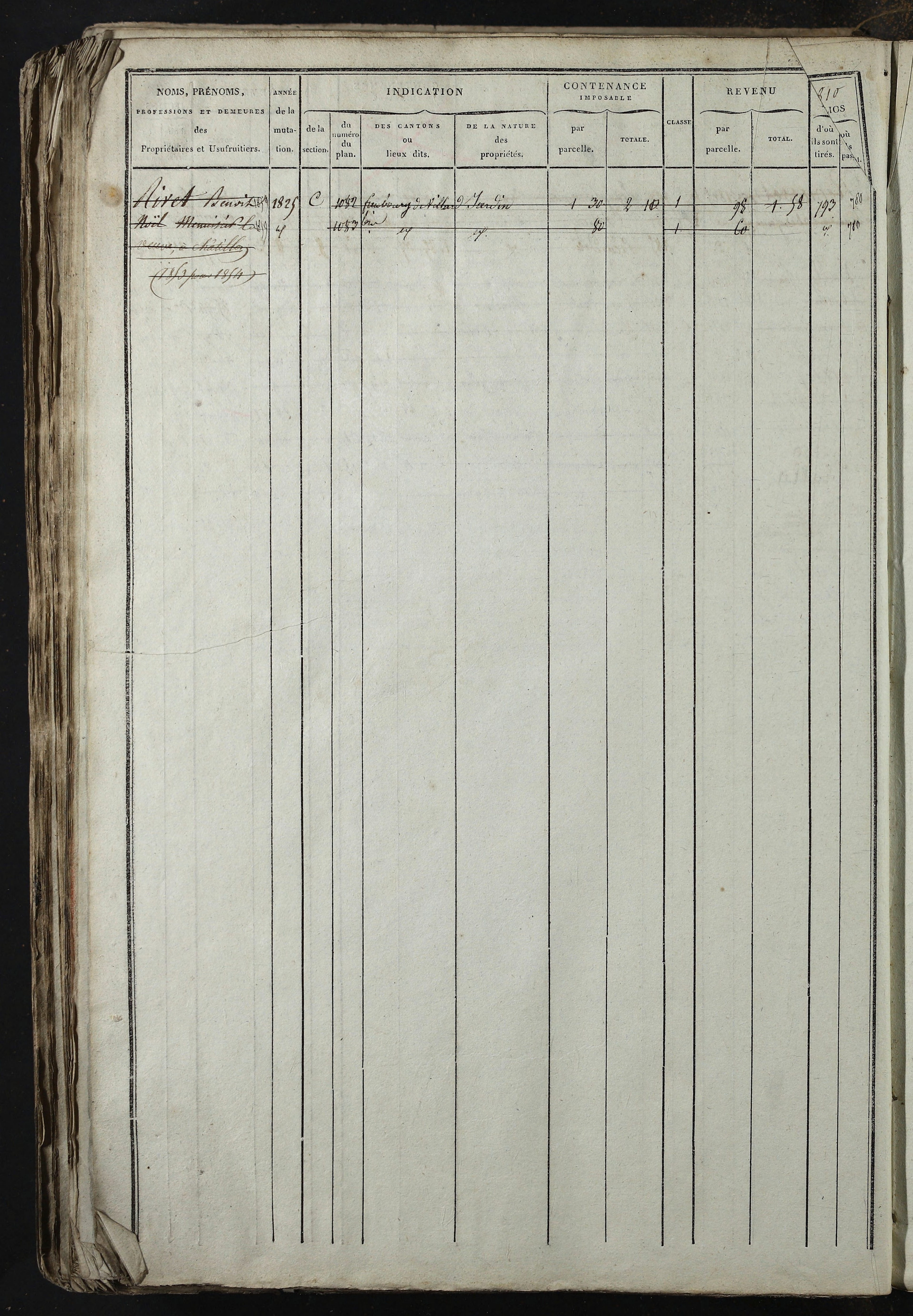 Relevant - 3 P 741 - 3 P 741 -  Folios 1 à 980  (1832-1846)