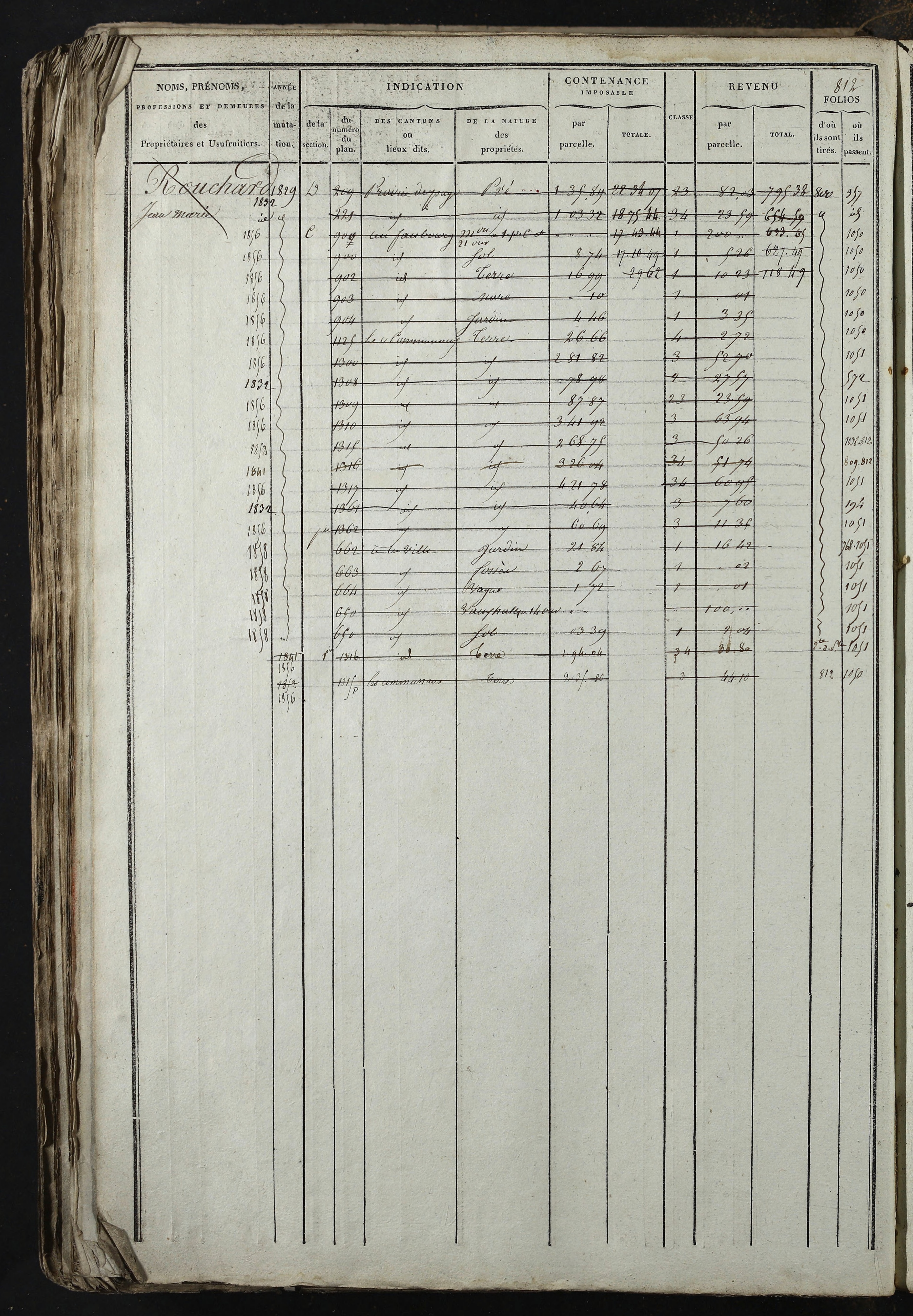 Relevant - 3 P 741 - 3 P 741 -  Folios 1 à 980  (1832-1846)