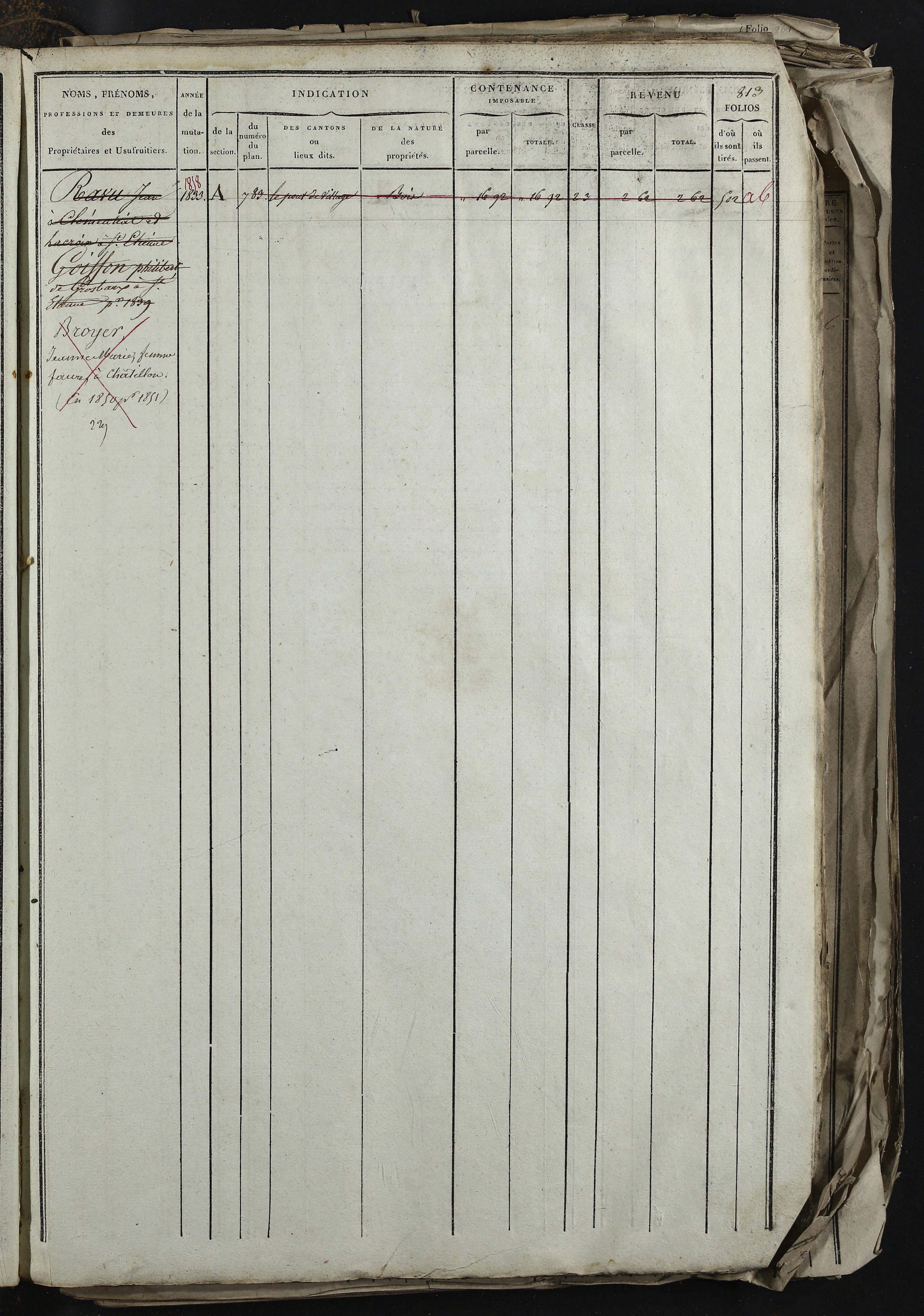 Relevant - 3 P 741 - 3 P 741 -  Folios 1 à 980  (1832-1846)