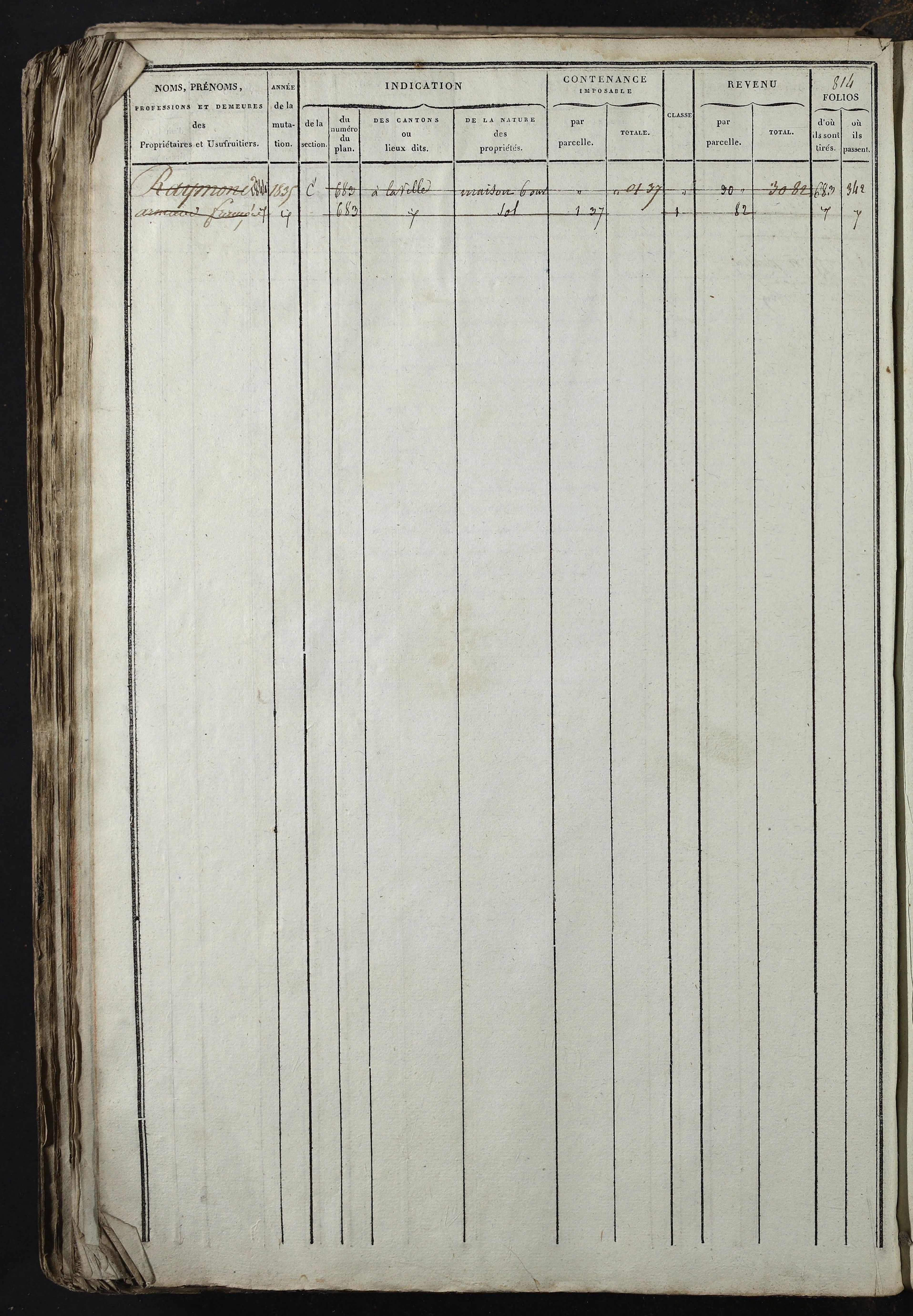 Relevant - 3 P 741 - 3 P 741 -  Folios 1 à 980  (1832-1846)