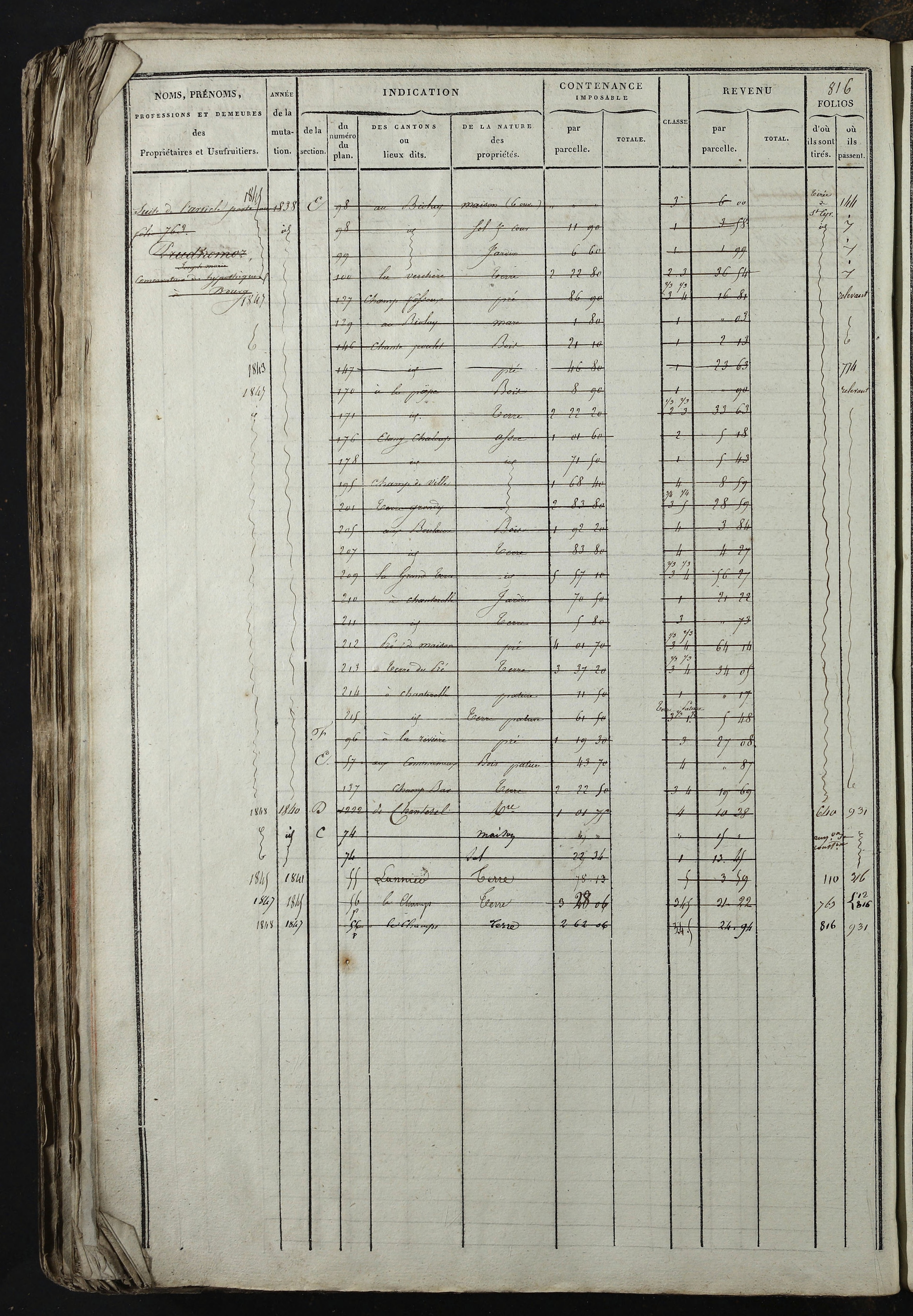 Relevant - 3 P 741 - 3 P 741 -  Folios 1 à 980  (1832-1846)