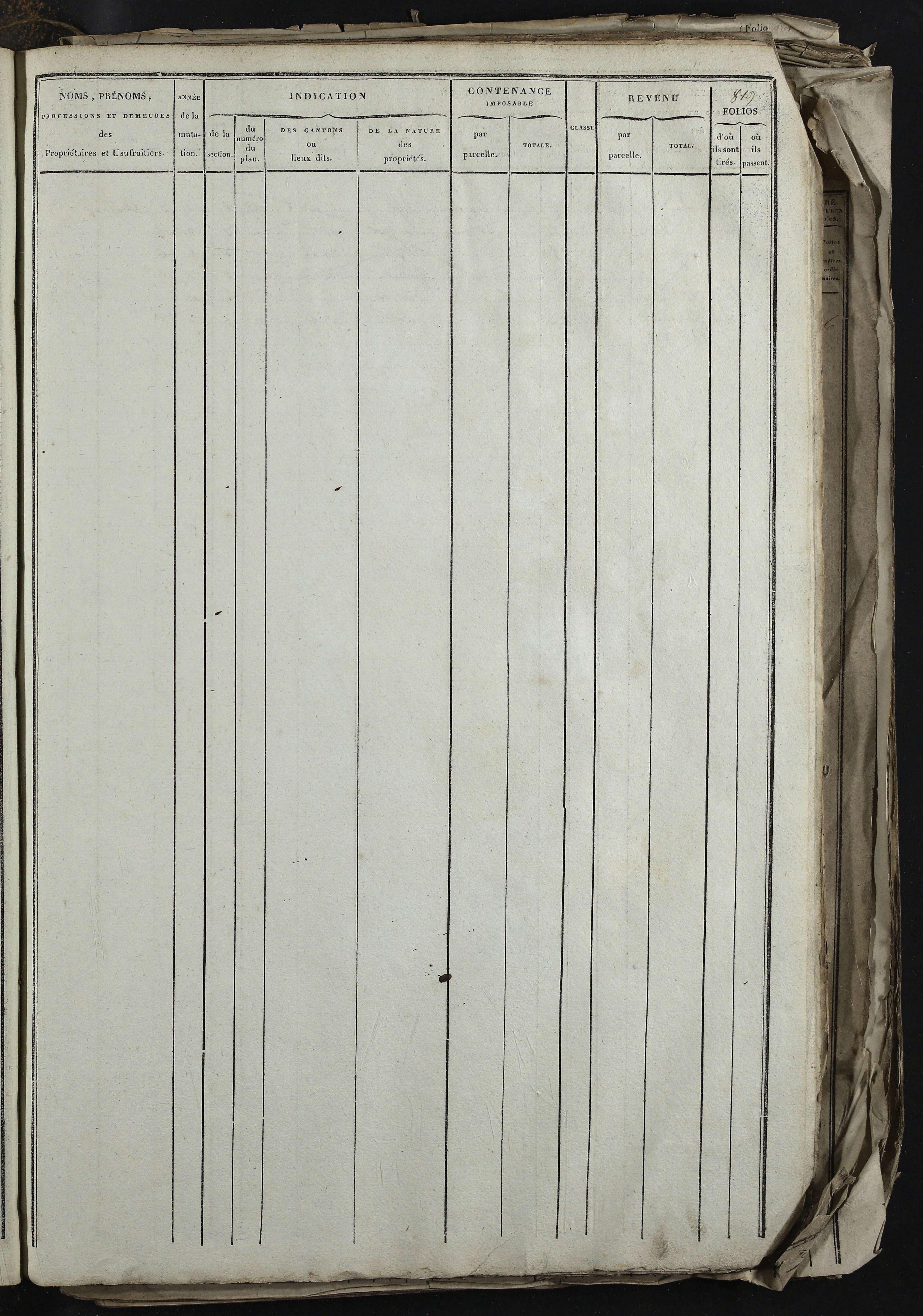 Relevant - 3 P 741 - 3 P 741 -  Folios 1 à 980  (1832-1846)