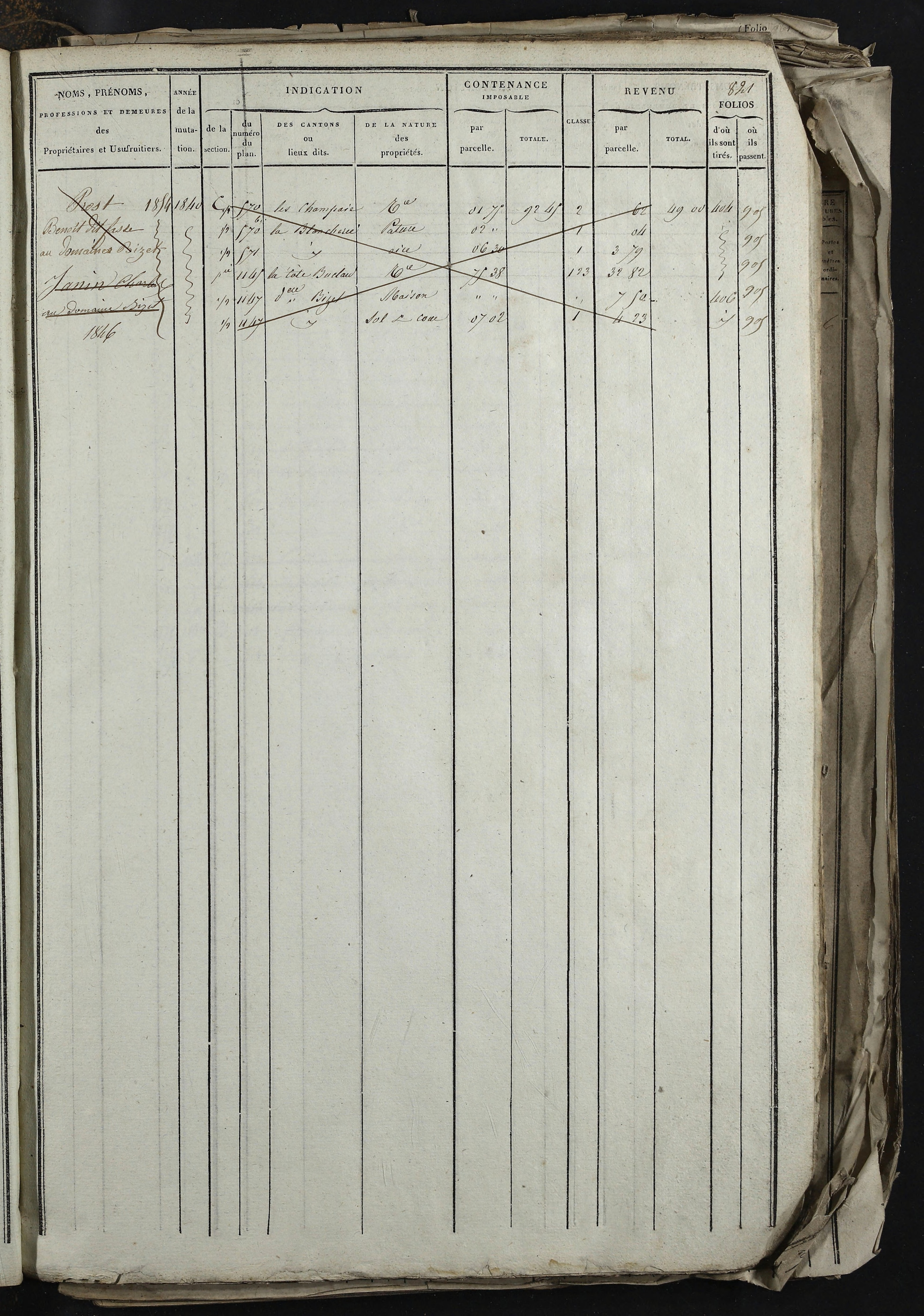 Relevant - 3 P 741 - 3 P 741 -  Folios 1 à 980  (1832-1846)