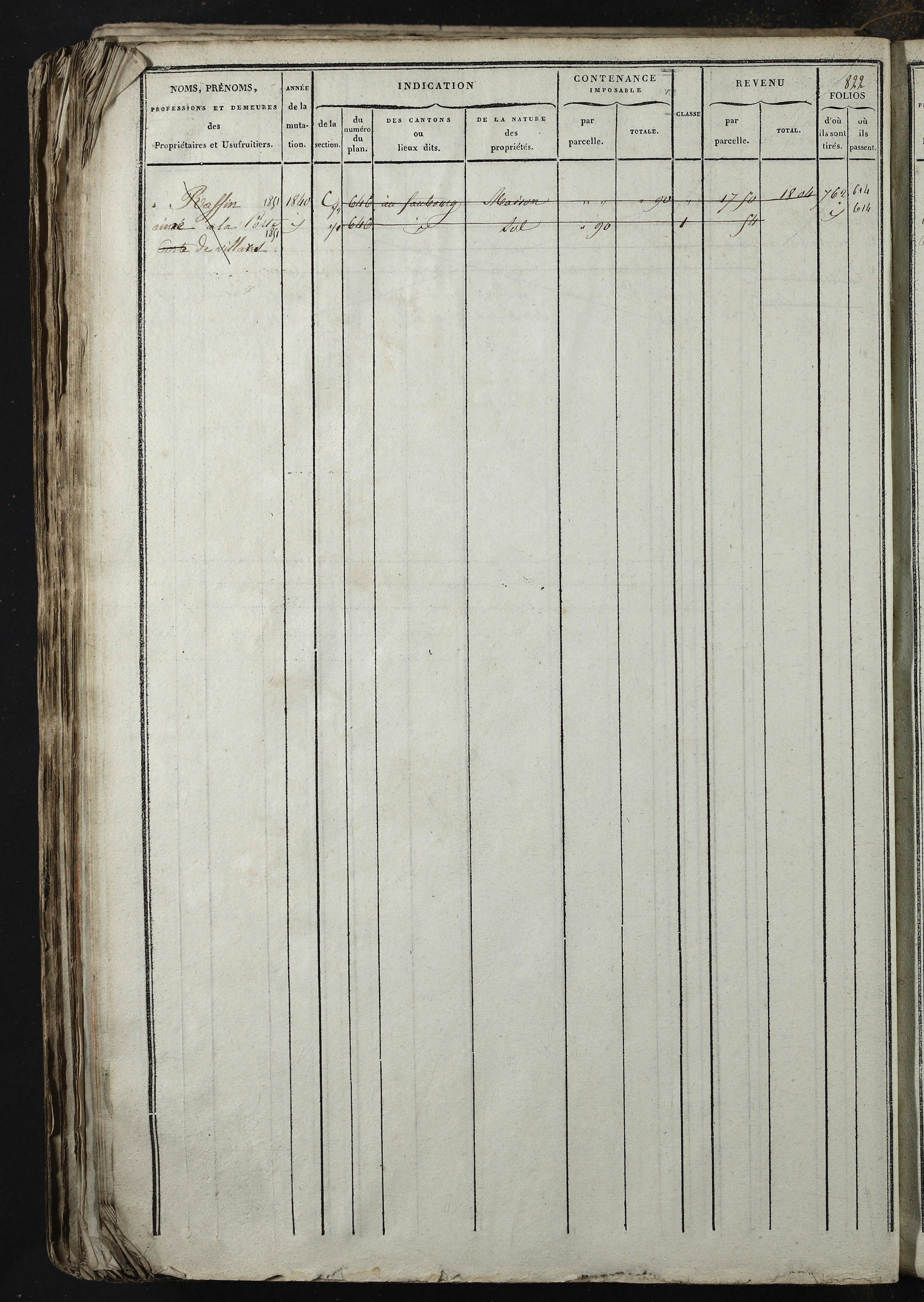 Relevant - 3 P 741 - 3 P 741 -  Folios 1 à 980  (1832-1846)