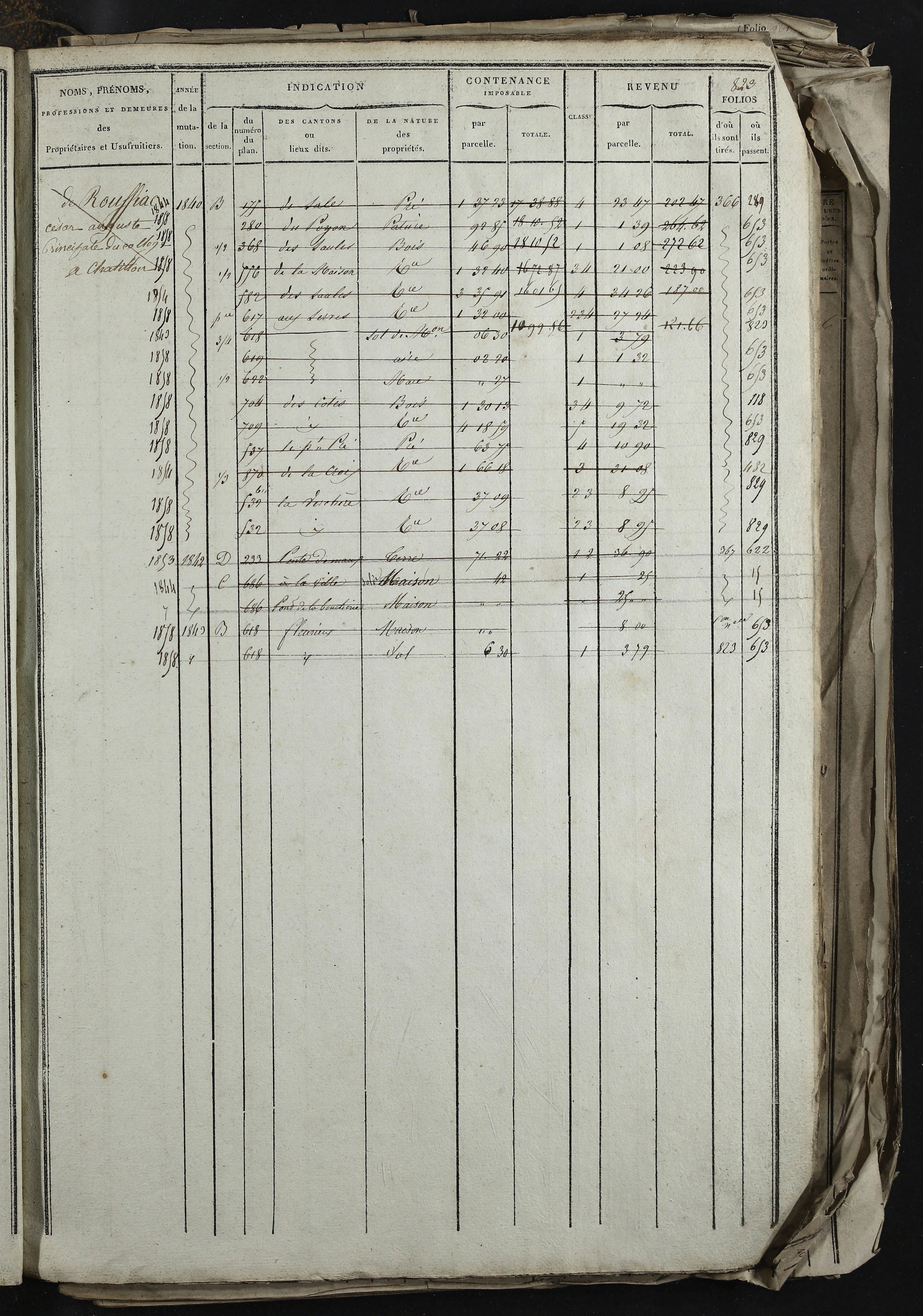 Relevant - 3 P 741 - 3 P 741 -  Folios 1 à 980  (1832-1846)