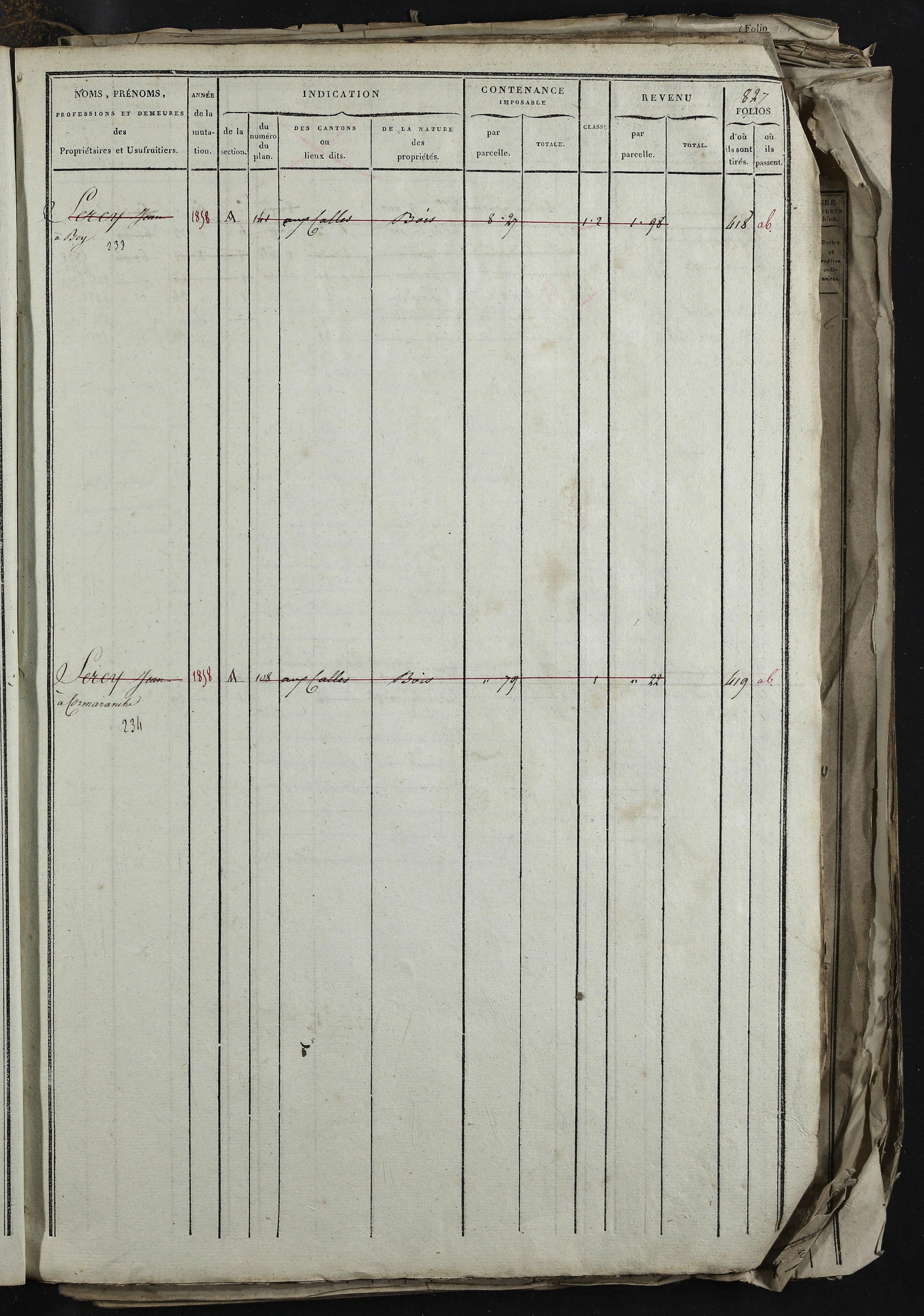 Relevant - 3 P 741 - 3 P 741 -  Folios 1 à 980  (1832-1846)