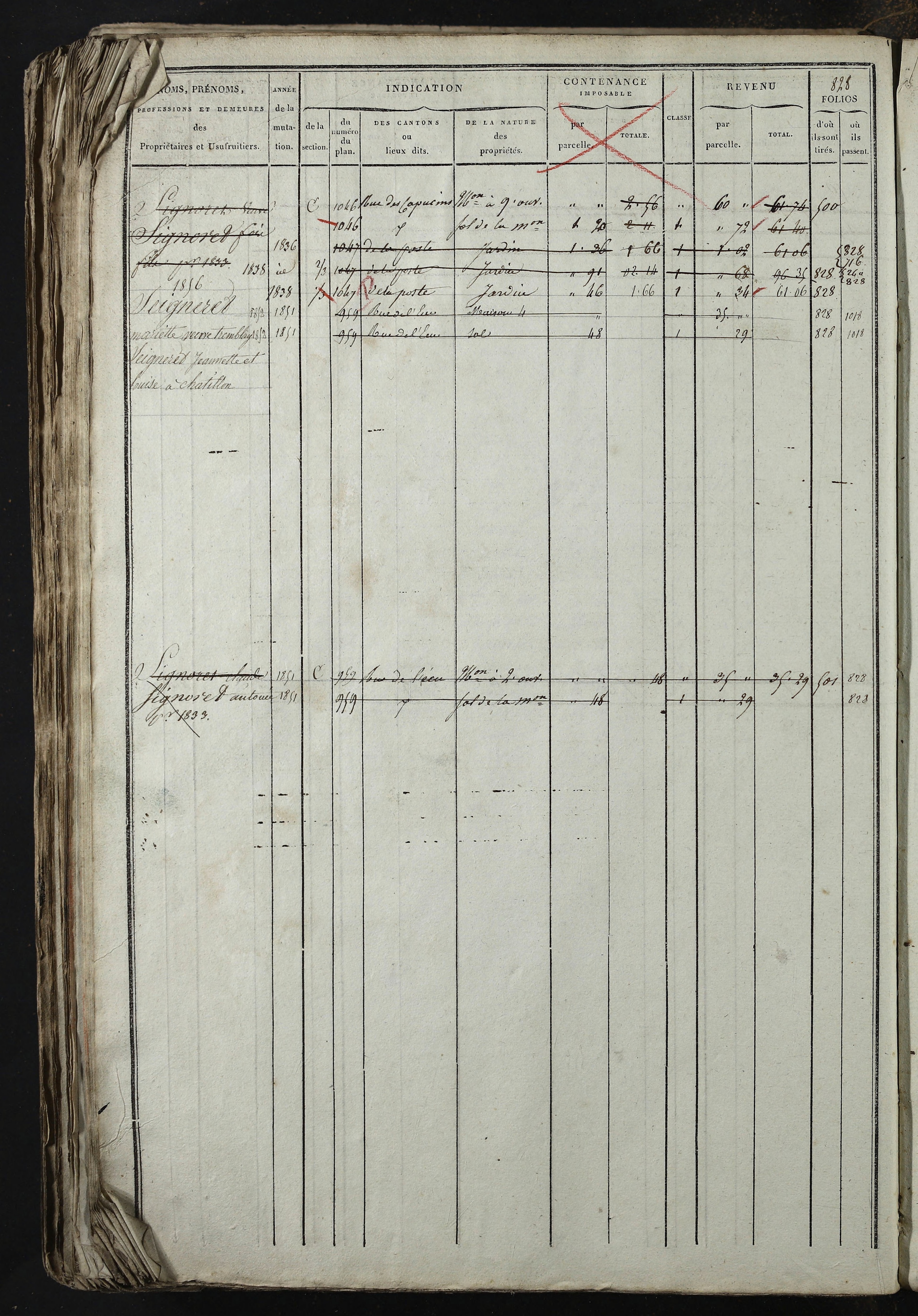 Relevant - 3 P 741 - 3 P 741 -  Folios 1 à 980  (1832-1846)