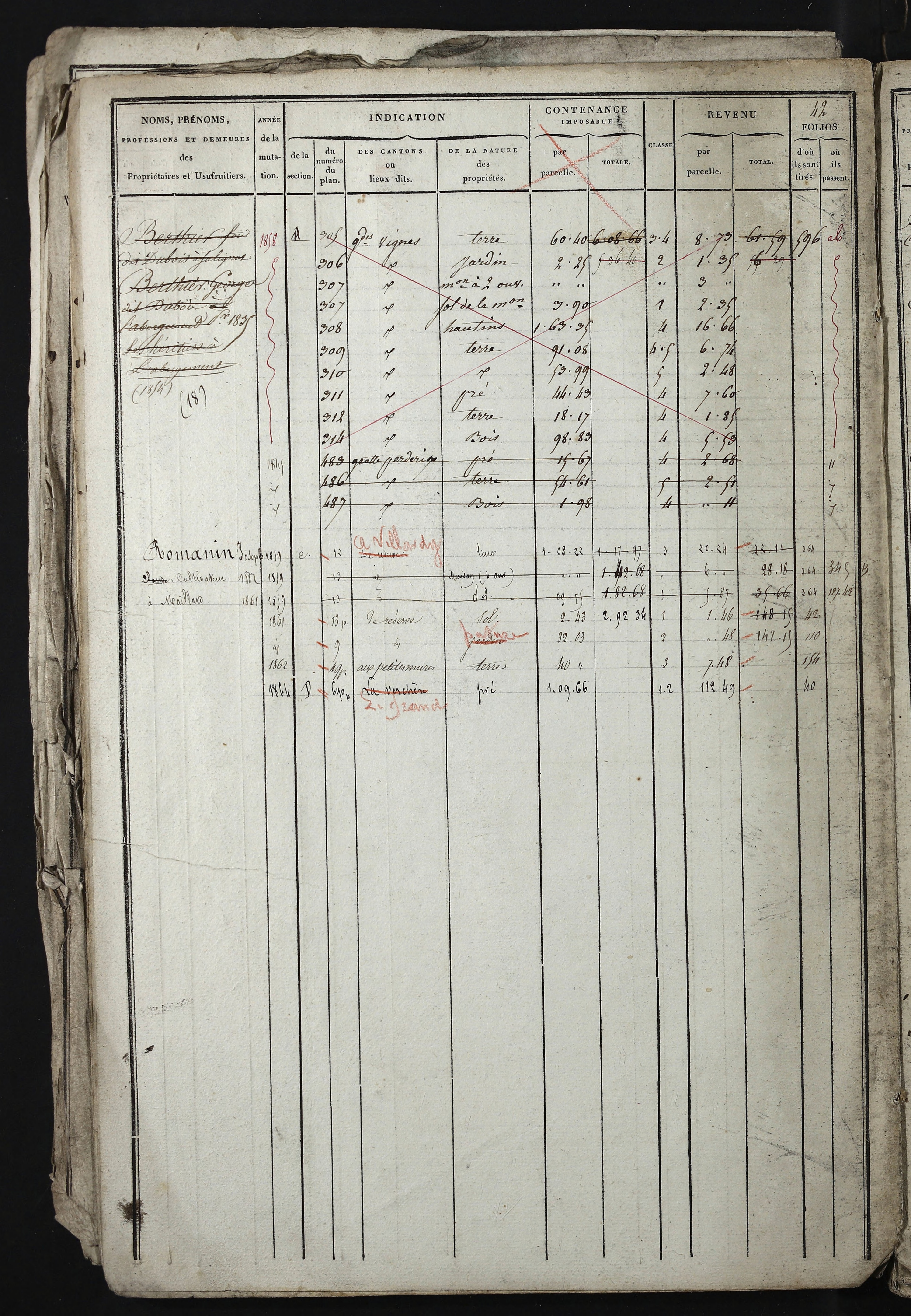 Relevant - 3 P 741 - 3 P 741 -  Folios 1 à 980  (1832-1846)