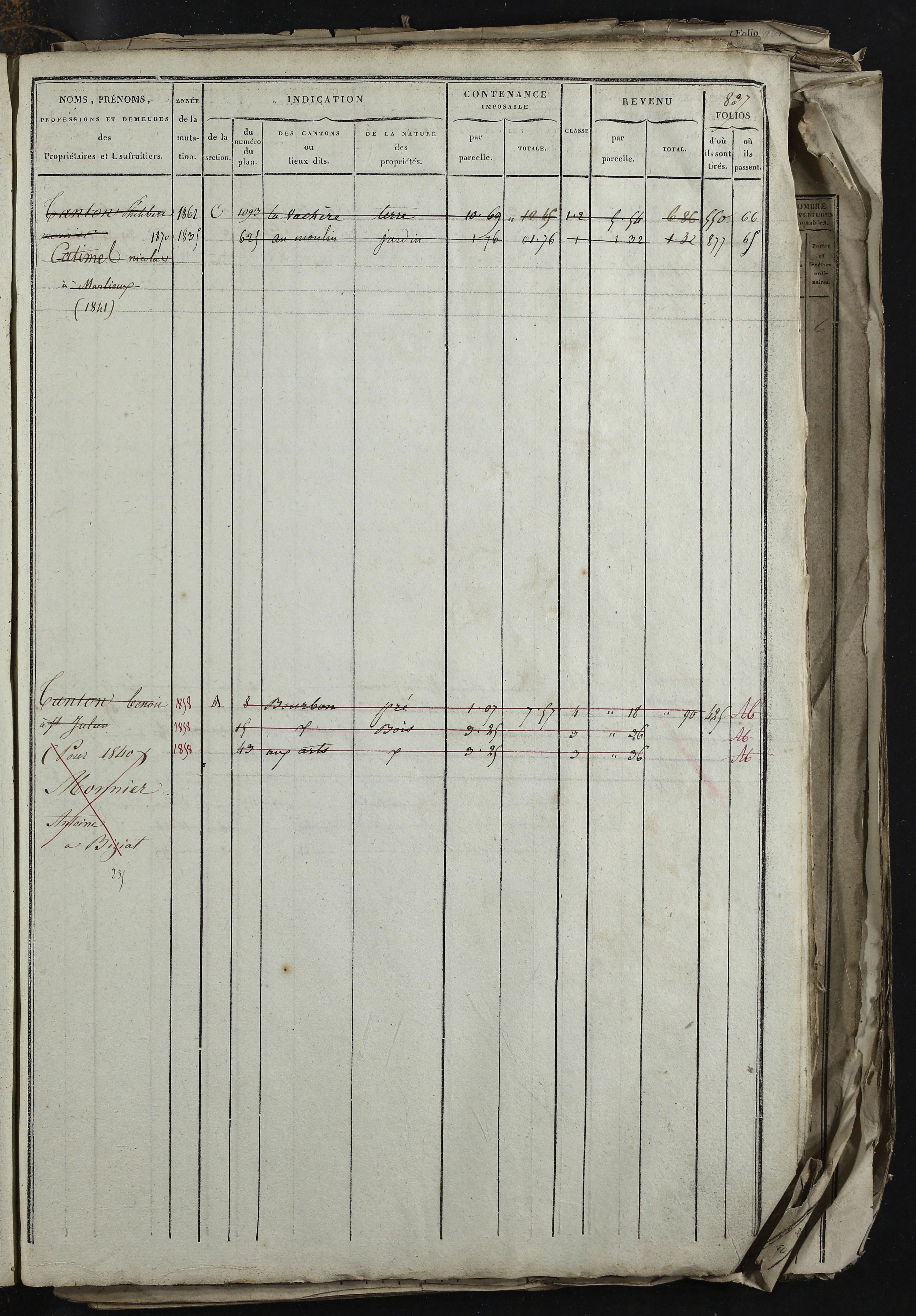 Relevant - 3 P 741 - 3 P 741 -  Folios 1 à 980  (1832-1846)