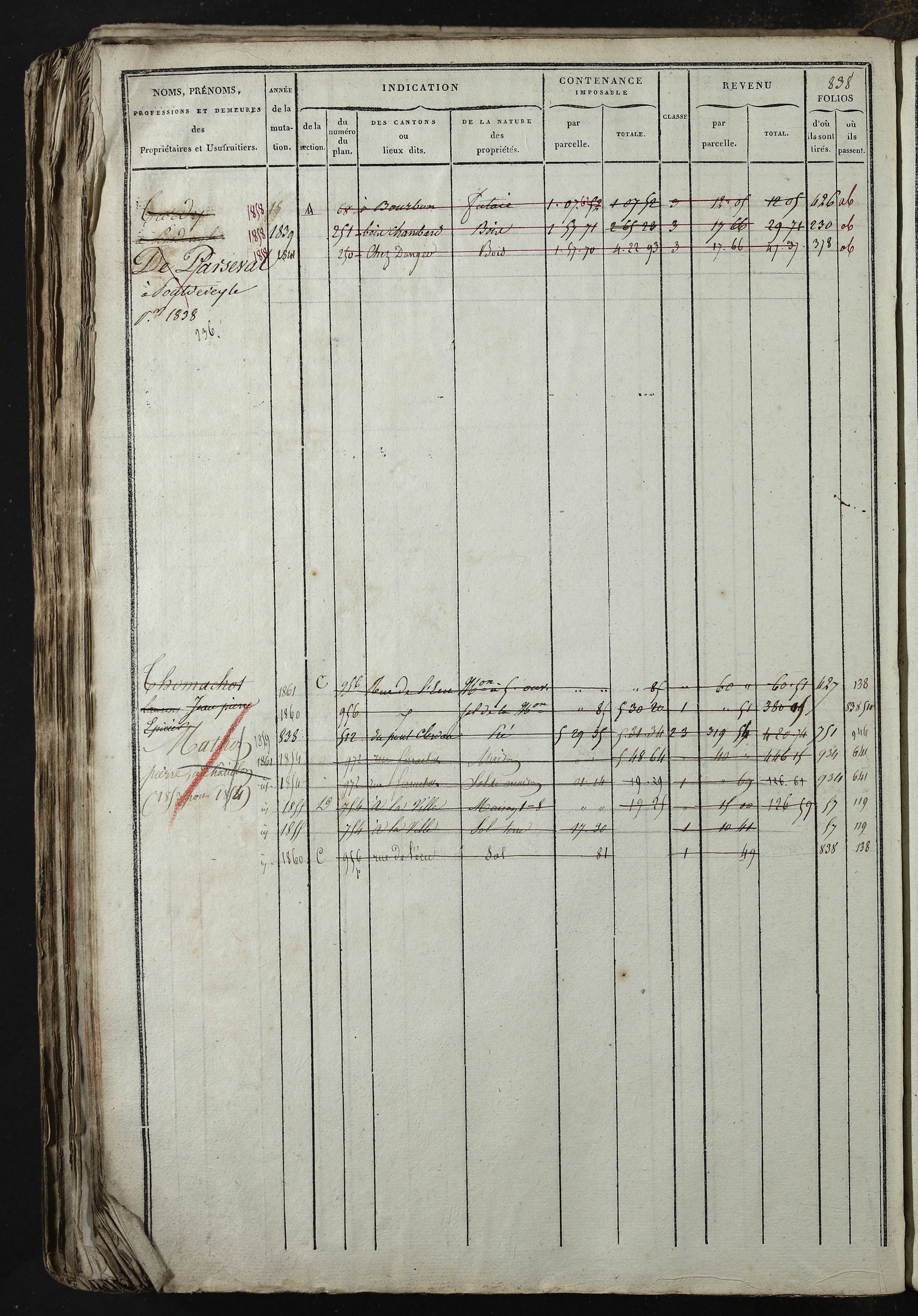 Relevant - 3 P 741 - 3 P 741 -  Folios 1 à 980  (1832-1846)