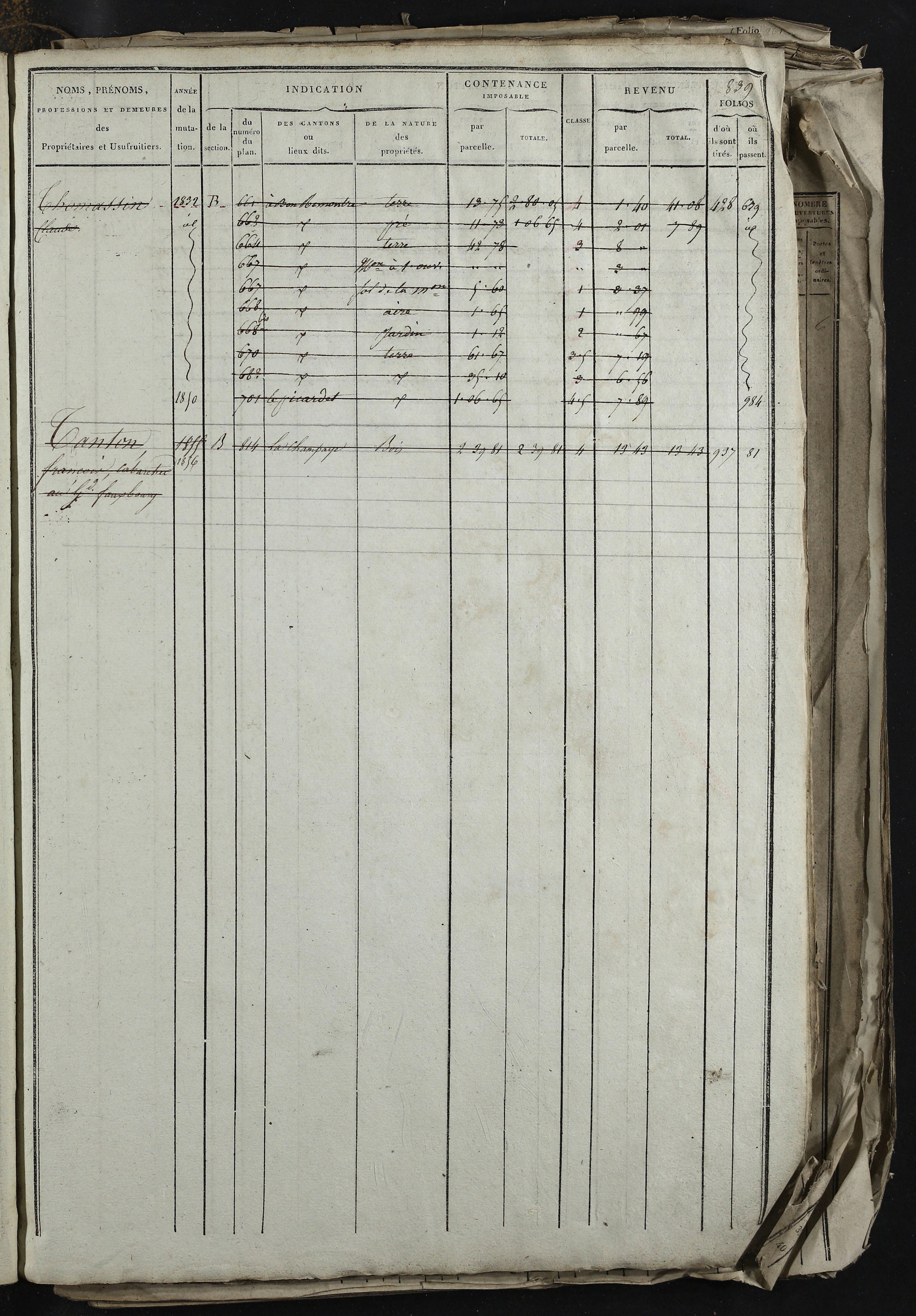 Relevant - 3 P 741 - 3 P 741 -  Folios 1 à 980  (1832-1846)