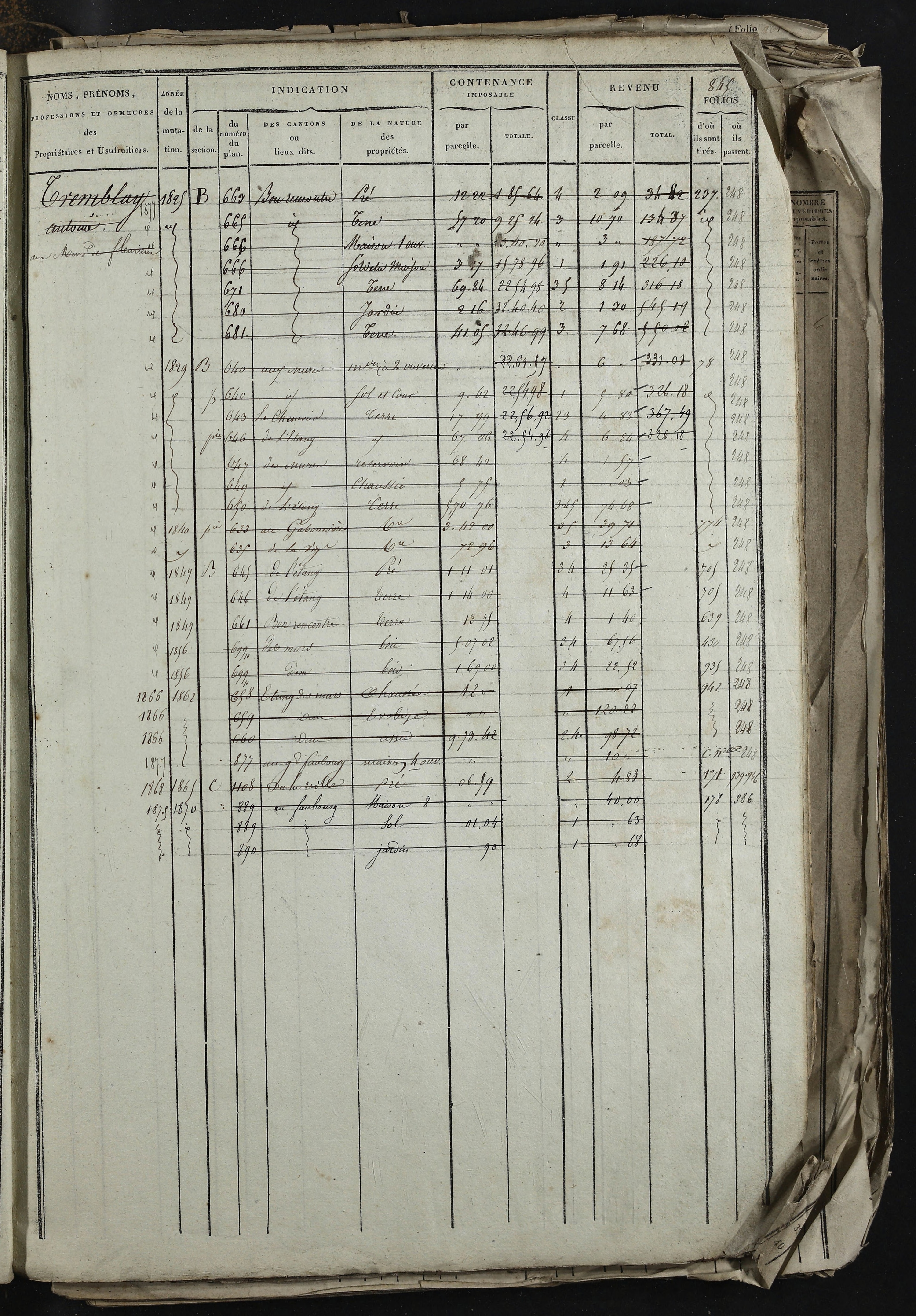 Relevant - 3 P 741 - 3 P 741 -  Folios 1 à 980  (1832-1846)