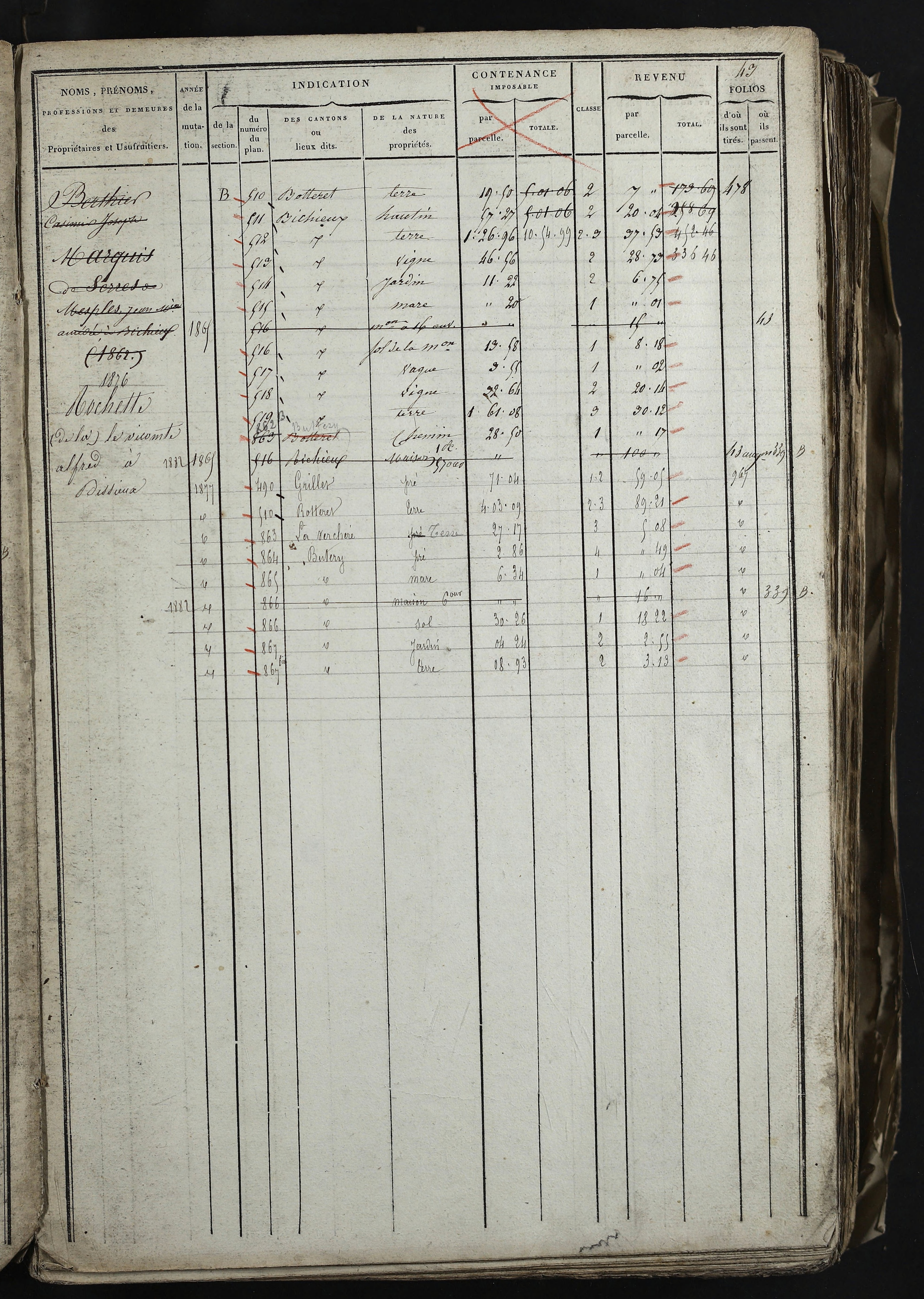 Relevant - 3 P 741 - 3 P 741 -  Folios 1 à 980  (1832-1846)