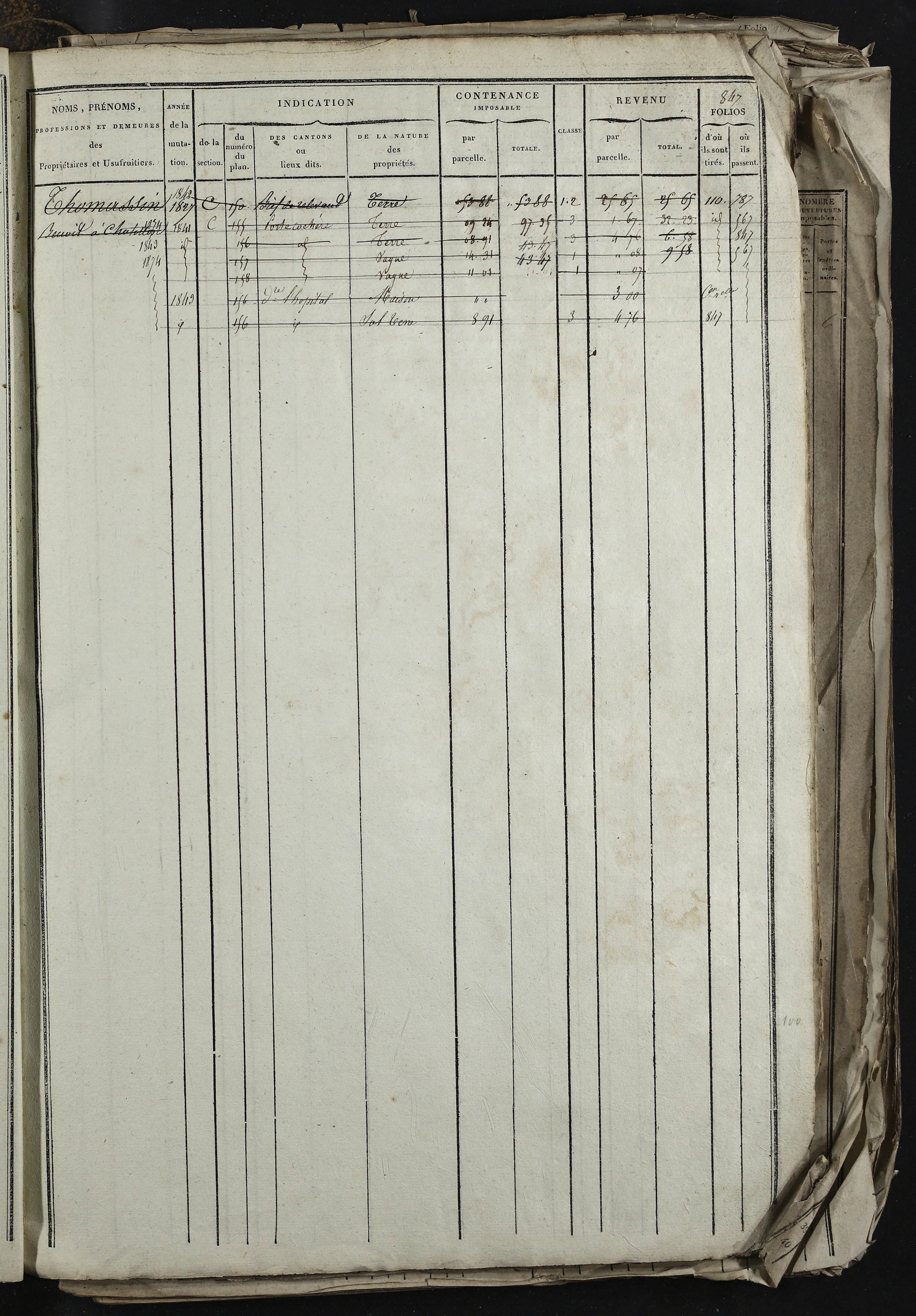 Relevant - 3 P 741 - 3 P 741 -  Folios 1 à 980  (1832-1846)
