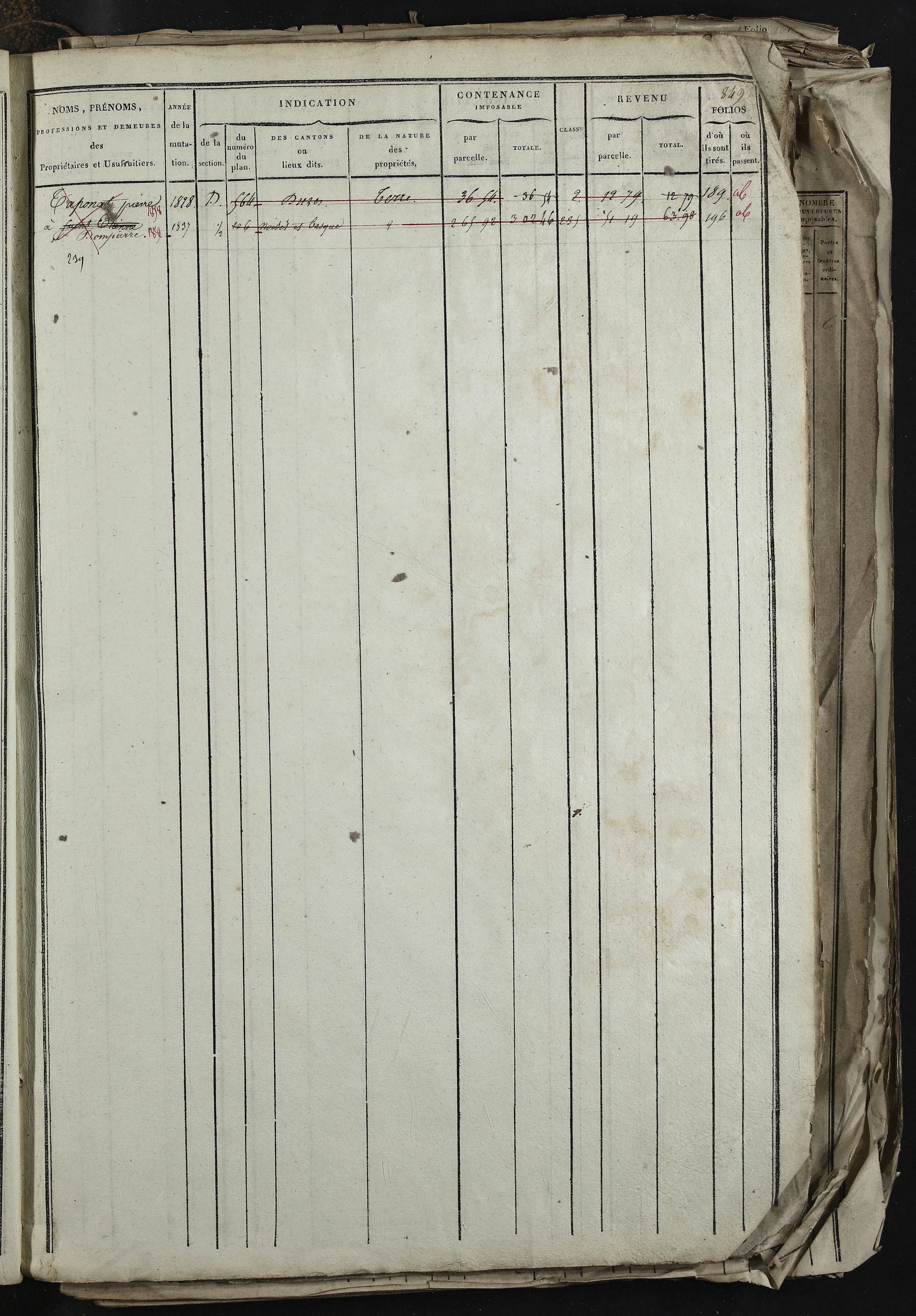 Relevant - 3 P 741 - 3 P 741 -  Folios 1 à 980  (1832-1846)