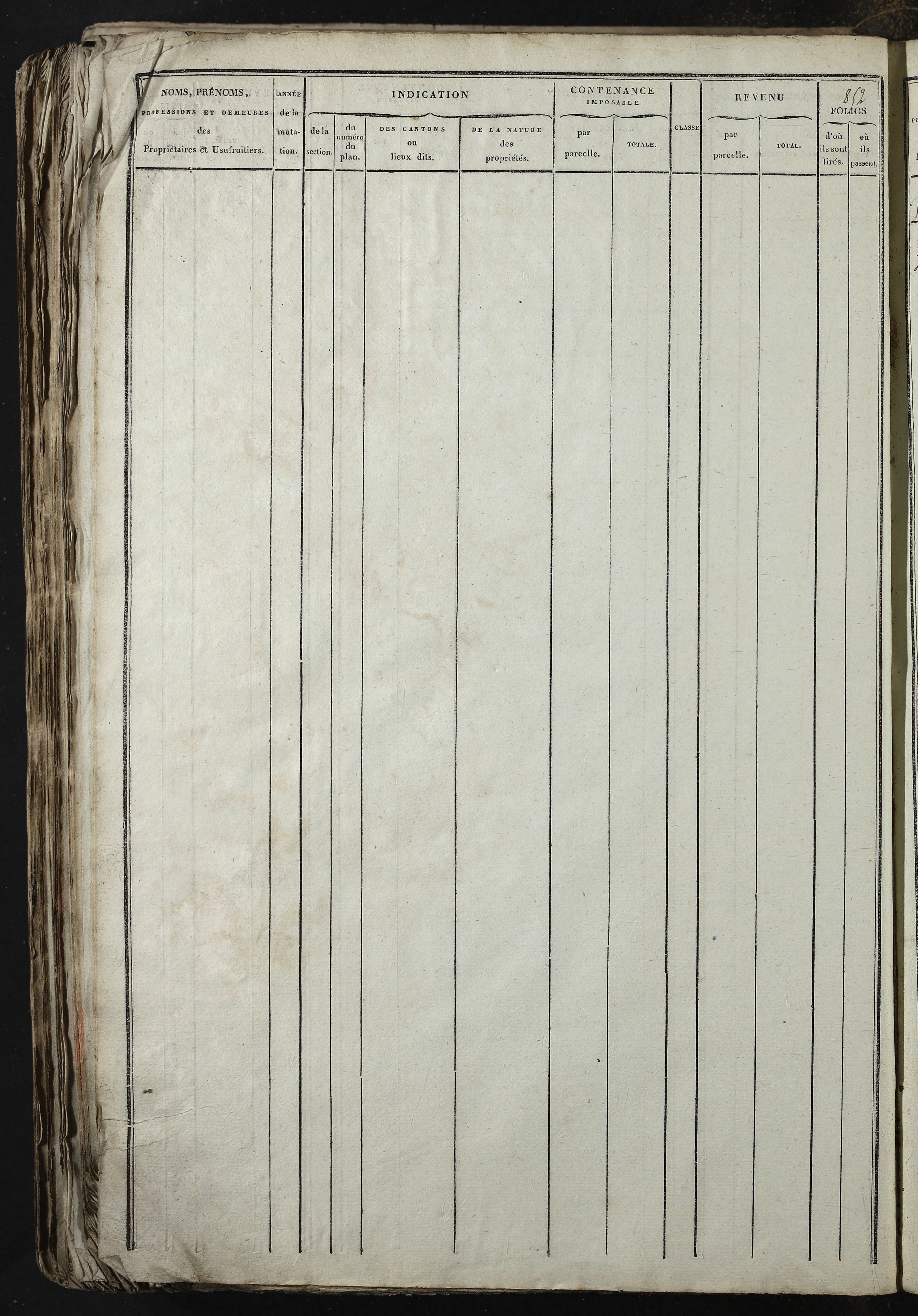 Relevant - 3 P 741 - 3 P 741 -  Folios 1 à 980  (1832-1846)