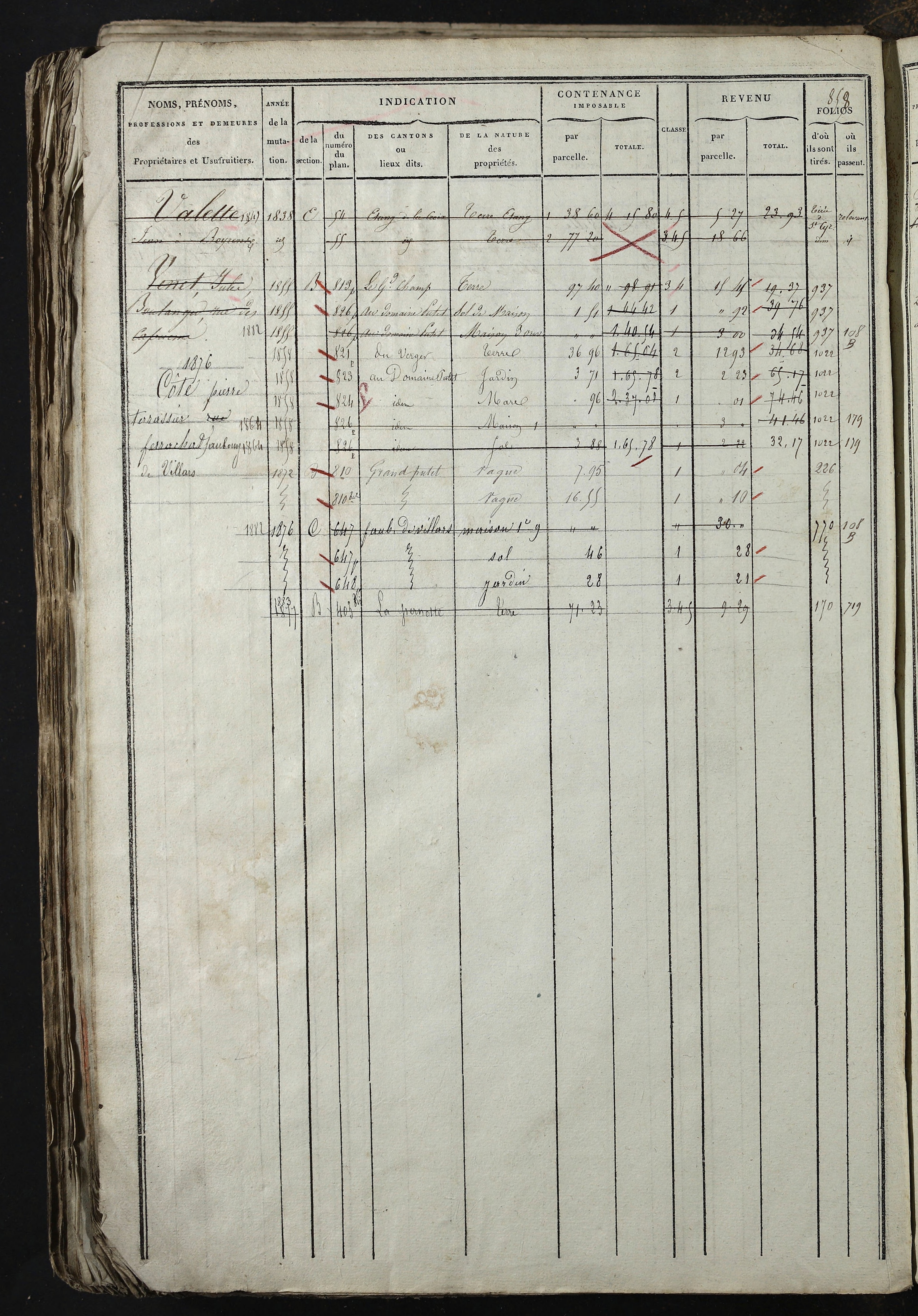 Relevant - 3 P 741 - 3 P 741 -  Folios 1 à 980  (1832-1846)
