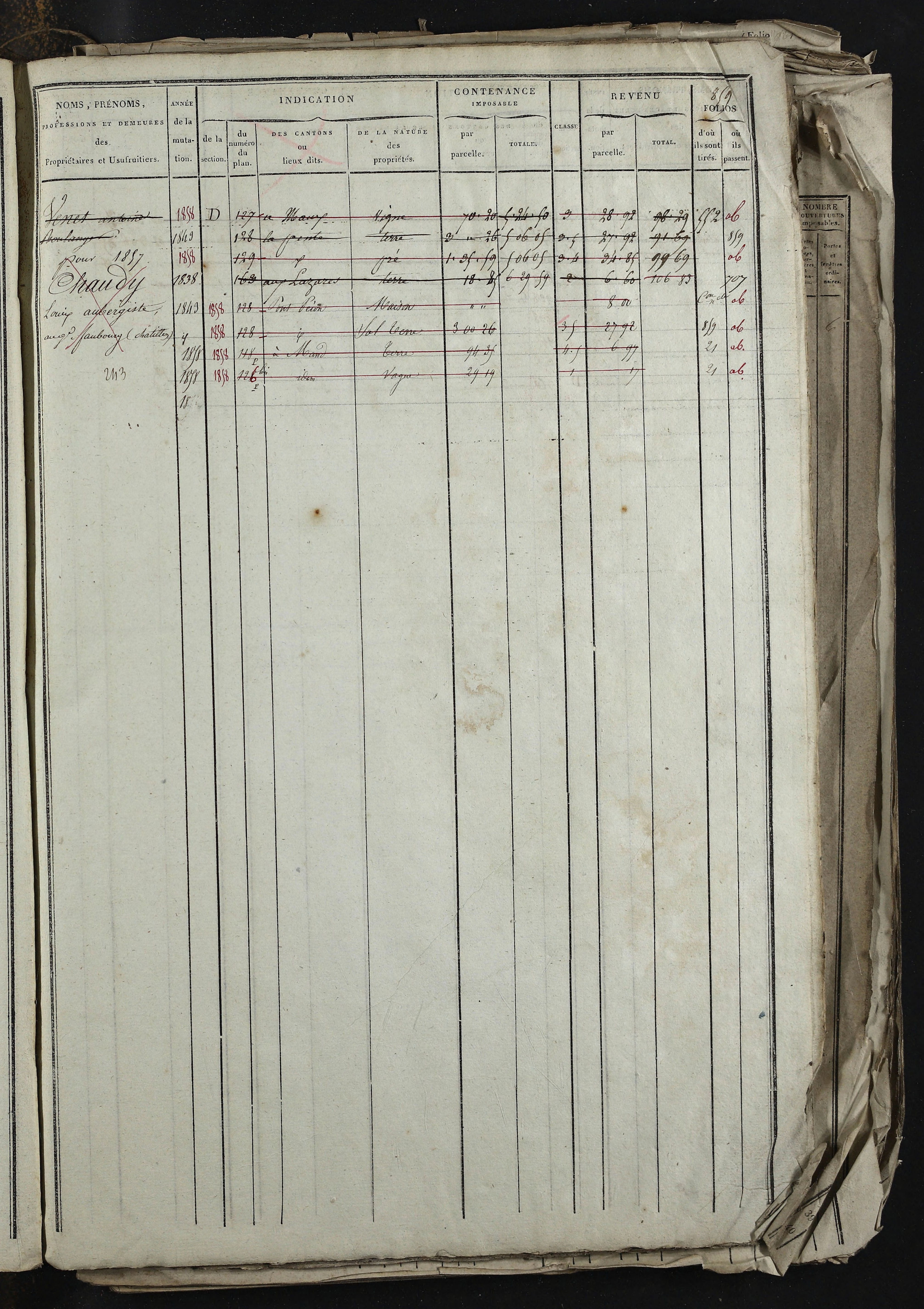 Relevant - 3 P 741 - 3 P 741 -  Folios 1 à 980  (1832-1846)