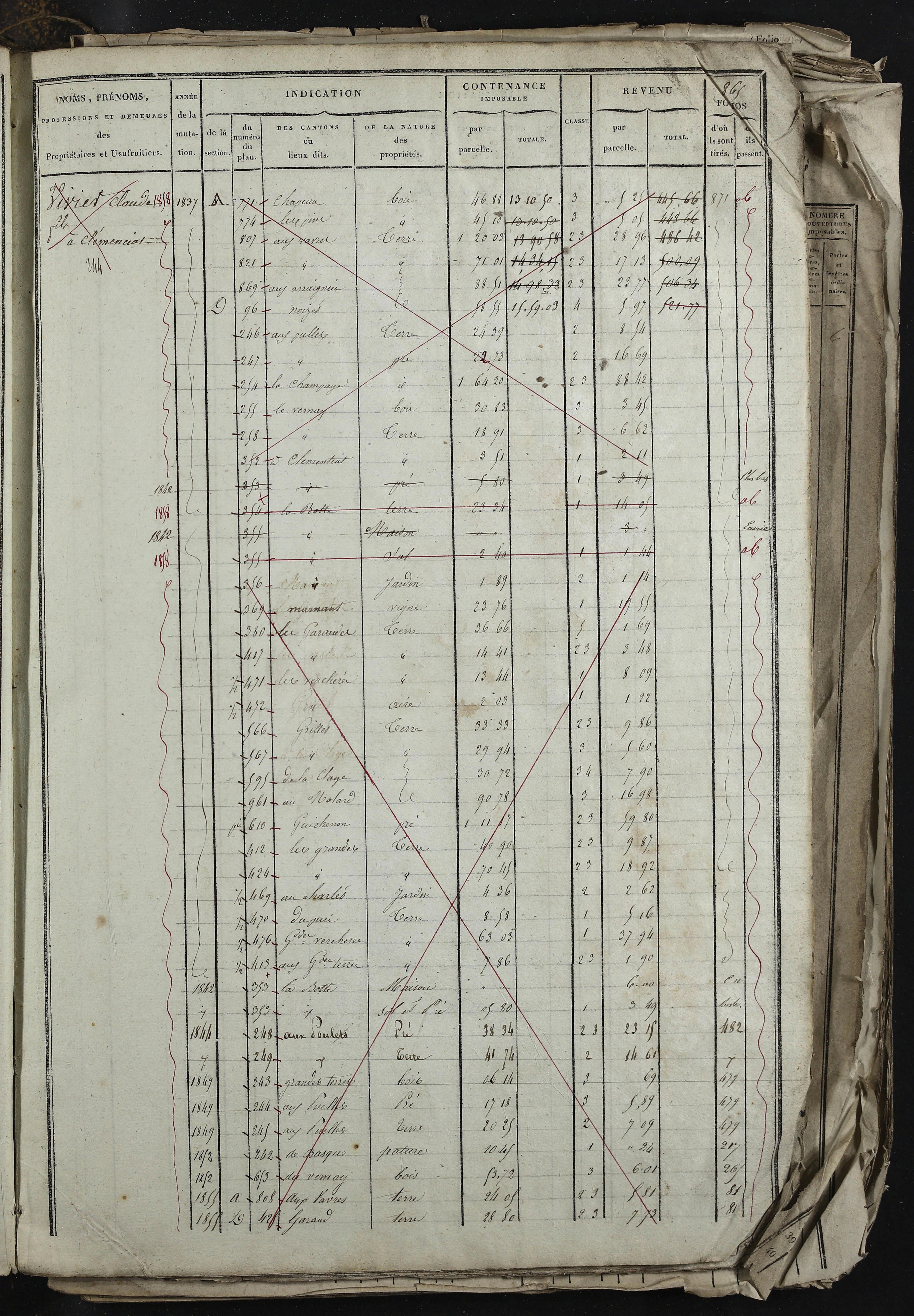Relevant - 3 P 741 - 3 P 741 -  Folios 1 à 980  (1832-1846)