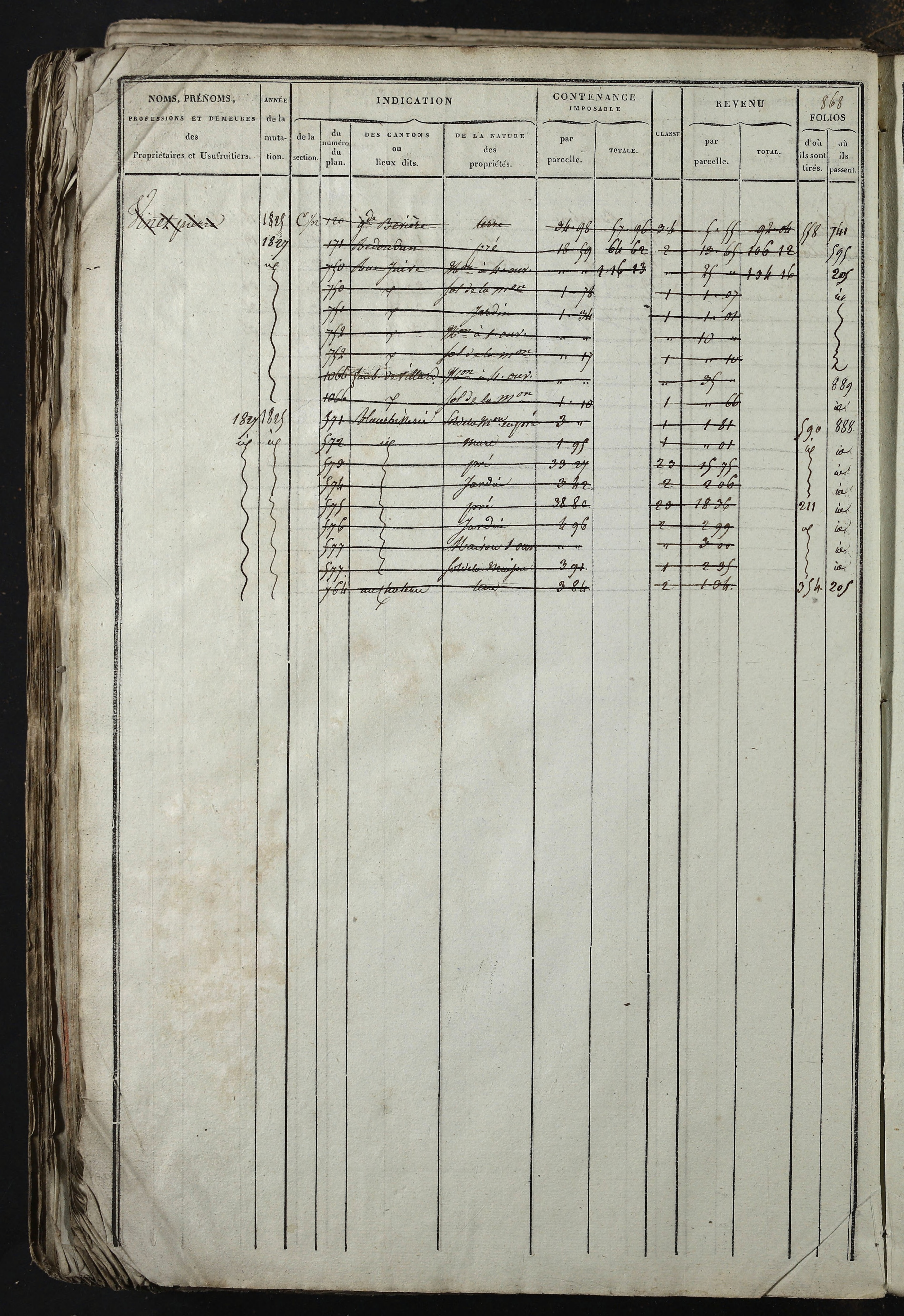 Relevant - 3 P 741 - 3 P 741 -  Folios 1 à 980  (1832-1846)