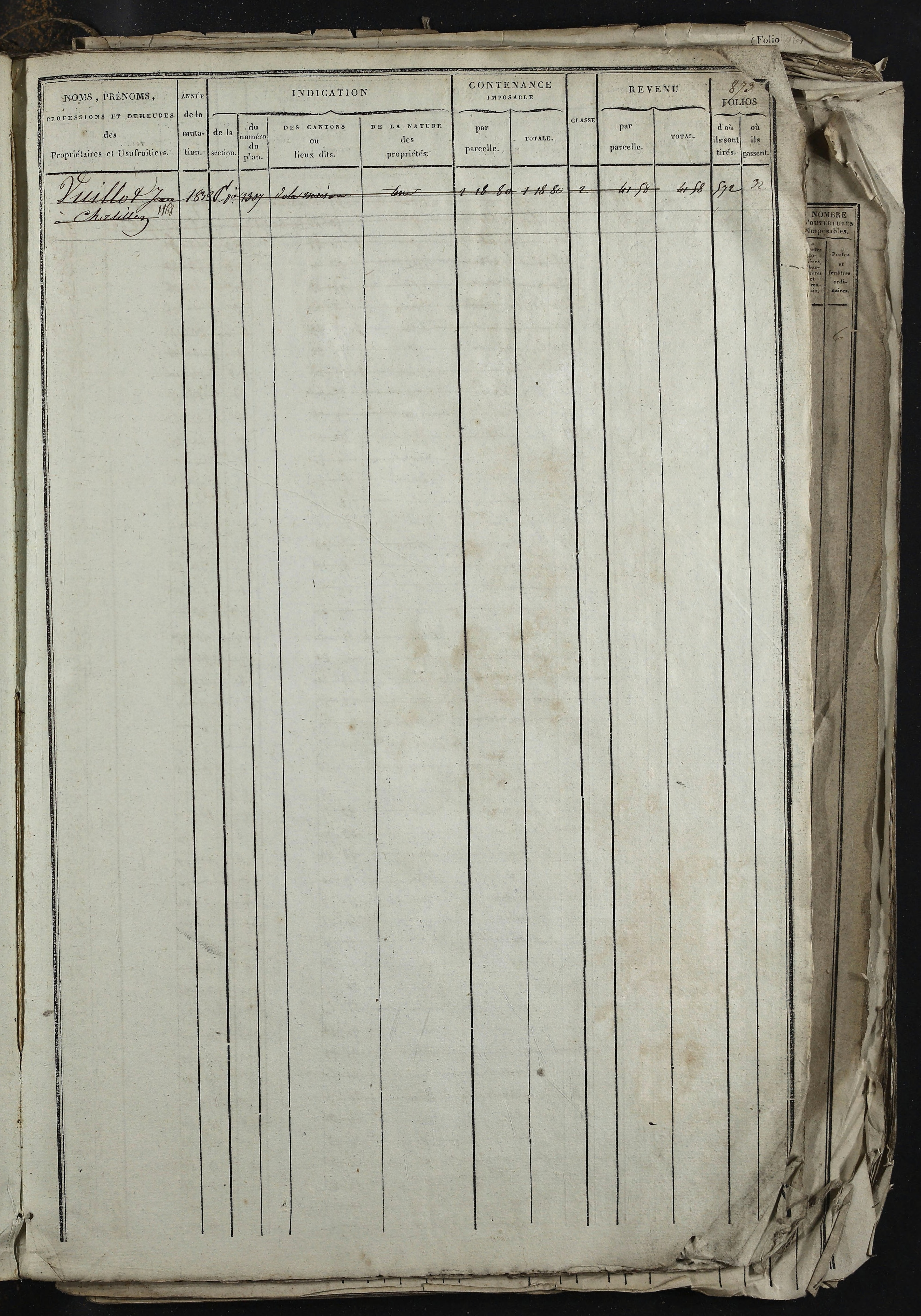 Relevant - 3 P 741 - 3 P 741 -  Folios 1 à 980  (1832-1846)