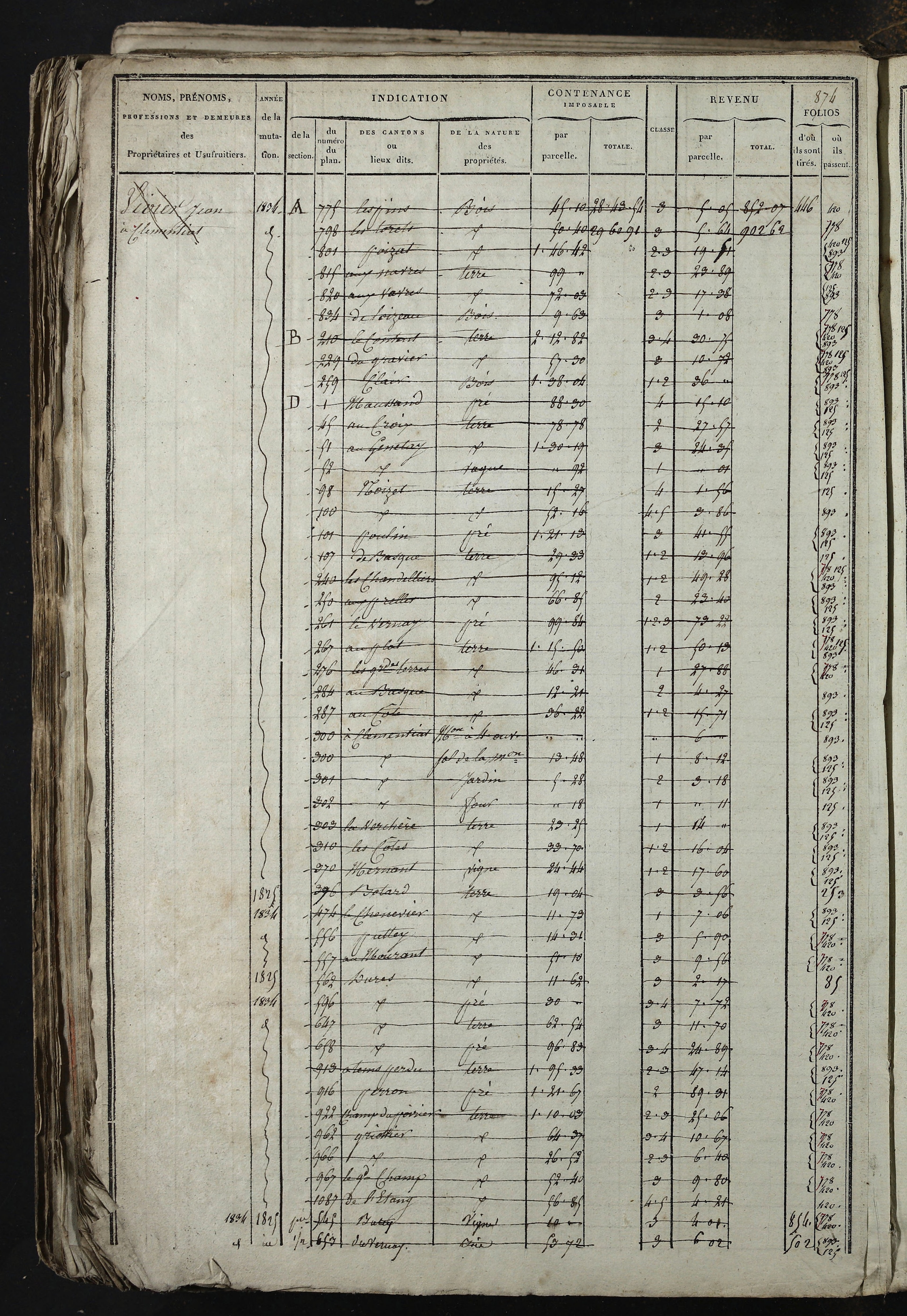 Relevant - 3 P 741 - 3 P 741 -  Folios 1 à 980  (1832-1846)