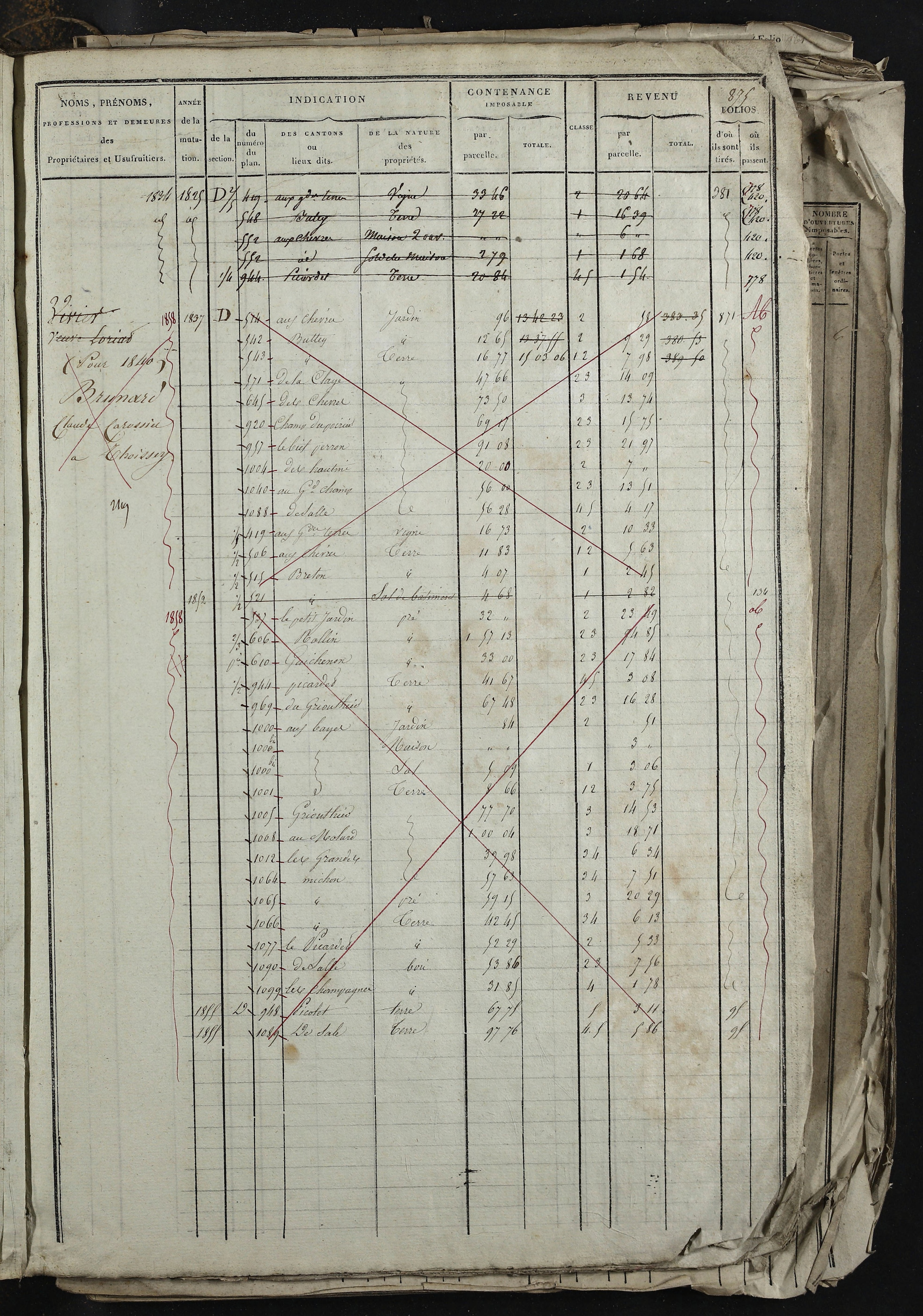 Relevant - 3 P 741 - 3 P 741 -  Folios 1 à 980  (1832-1846)