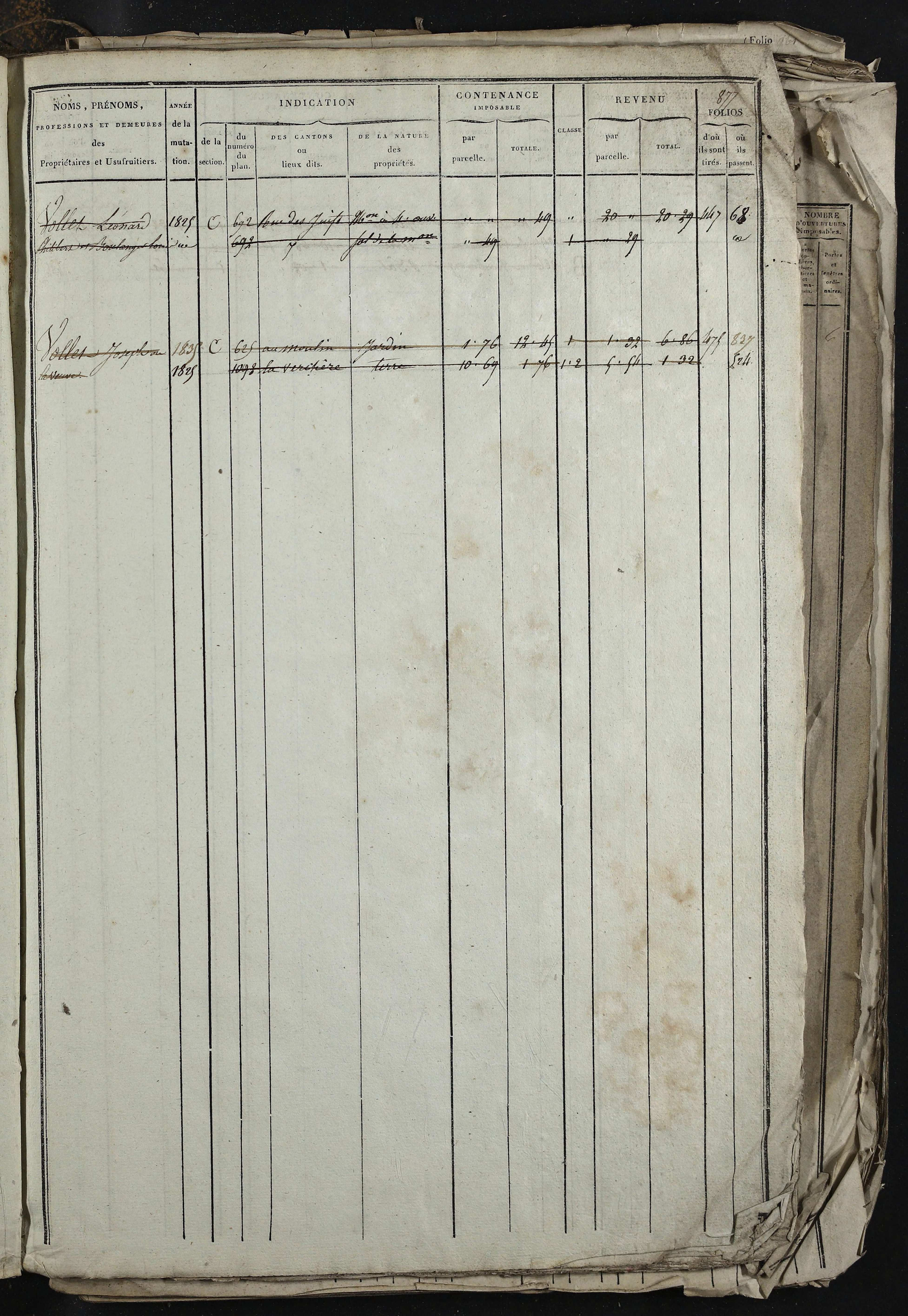 Relevant - 3 P 741 - 3 P 741 -  Folios 1 à 980  (1832-1846)