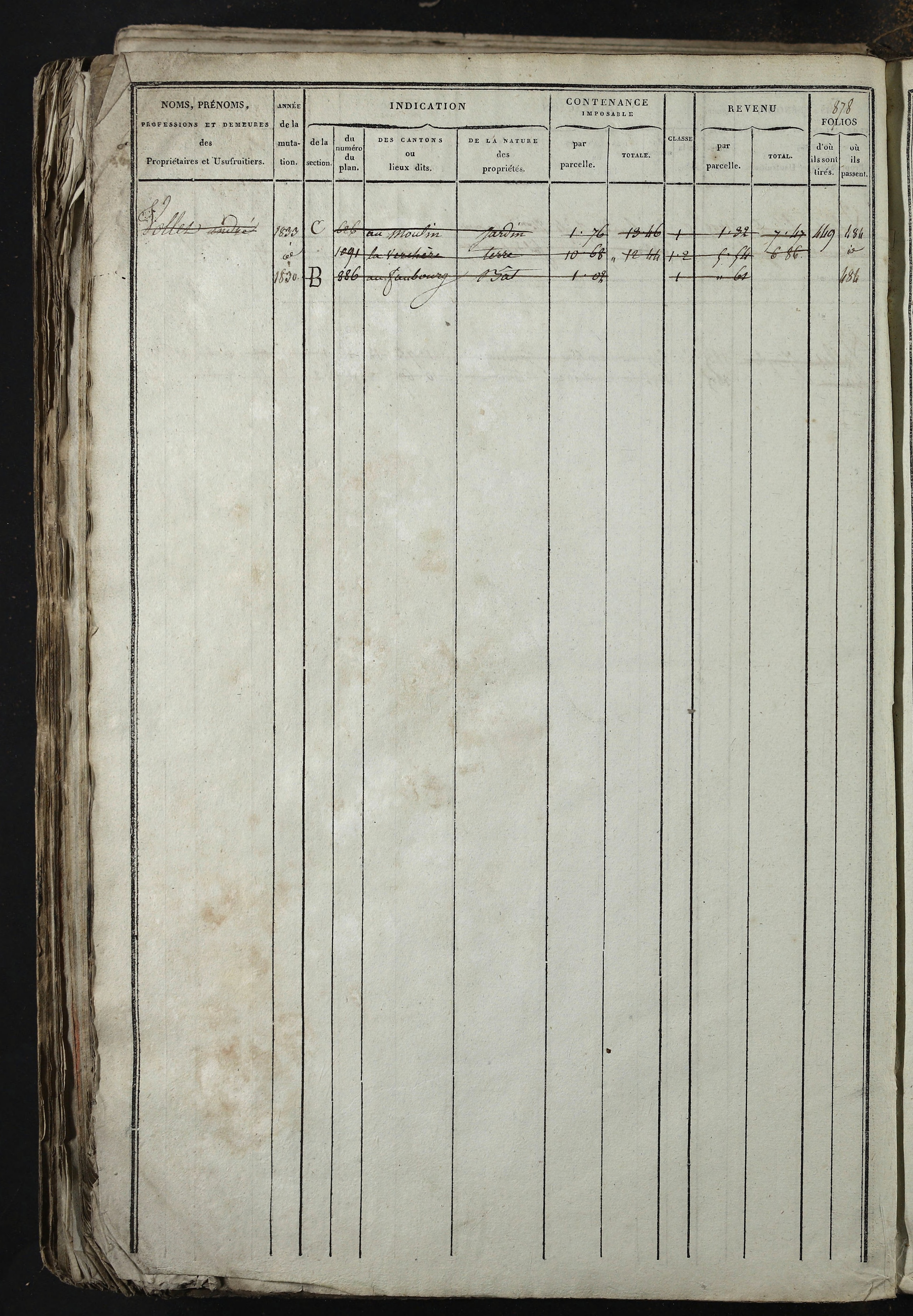 Relevant - 3 P 741 - 3 P 741 -  Folios 1 à 980  (1832-1846)