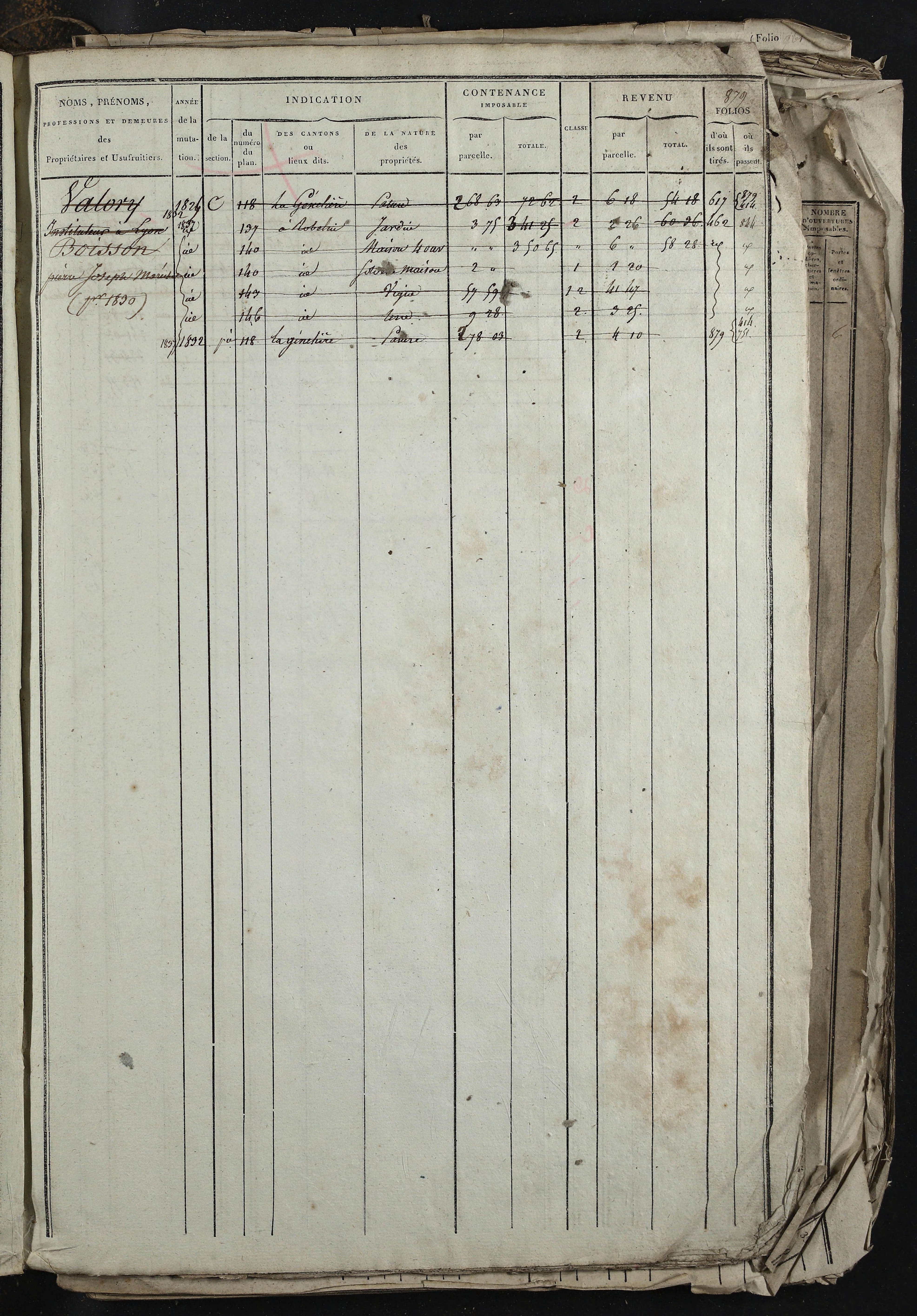 Relevant - 3 P 741 - 3 P 741 -  Folios 1 à 980  (1832-1846)