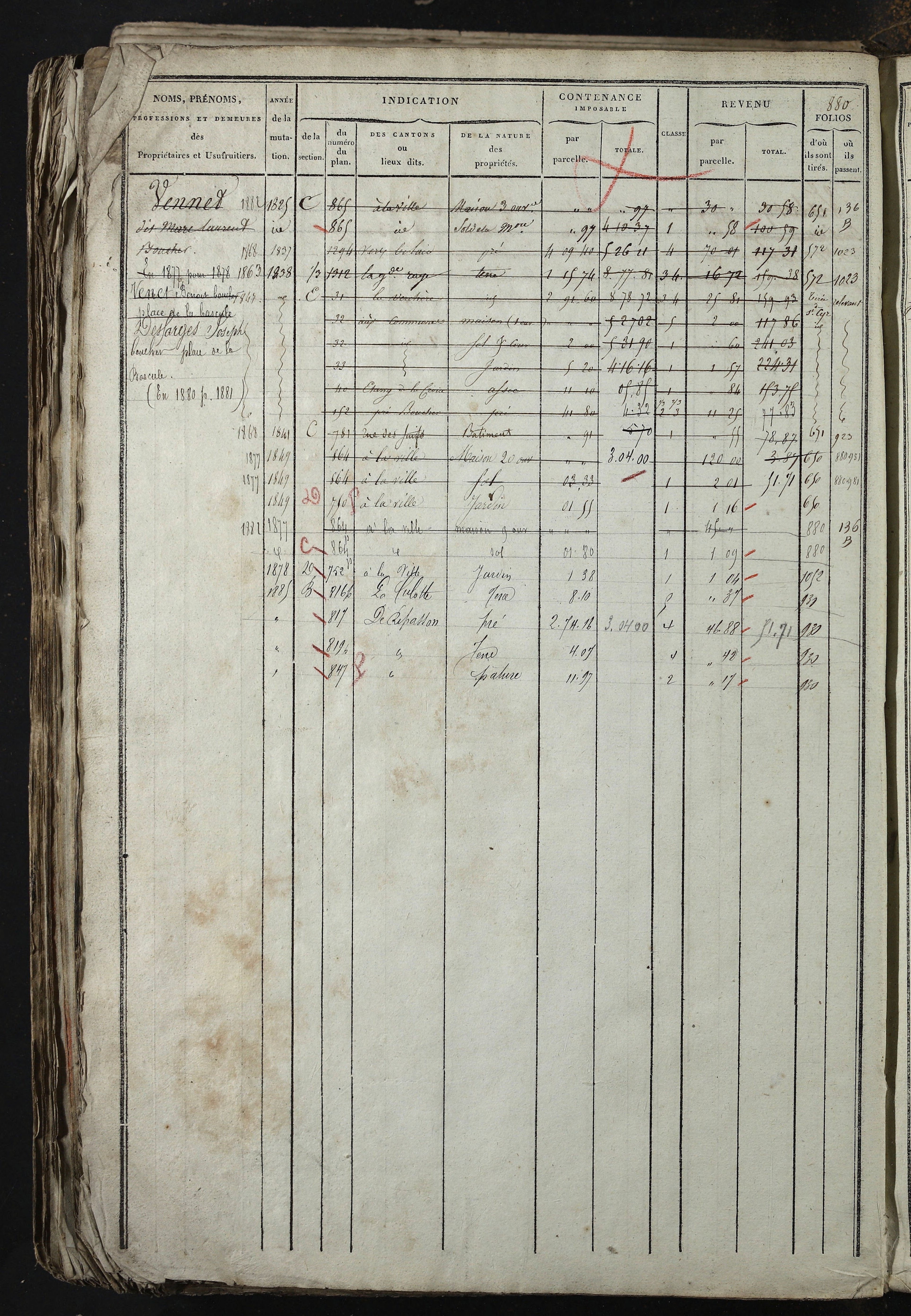 Relevant - 3 P 741 - 3 P 741 -  Folios 1 à 980  (1832-1846)