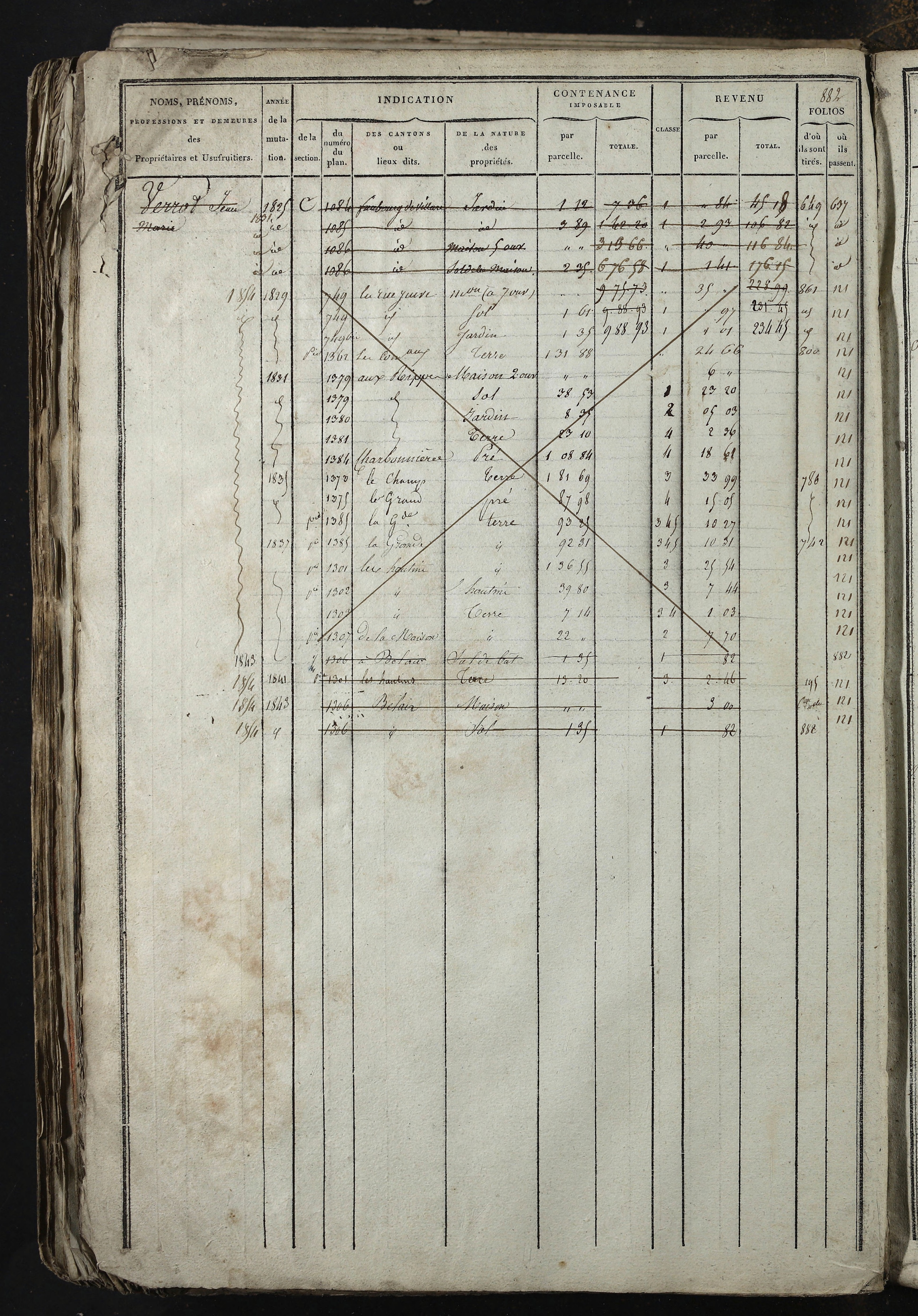 Relevant - 3 P 741 - 3 P 741 -  Folios 1 à 980  (1832-1846)