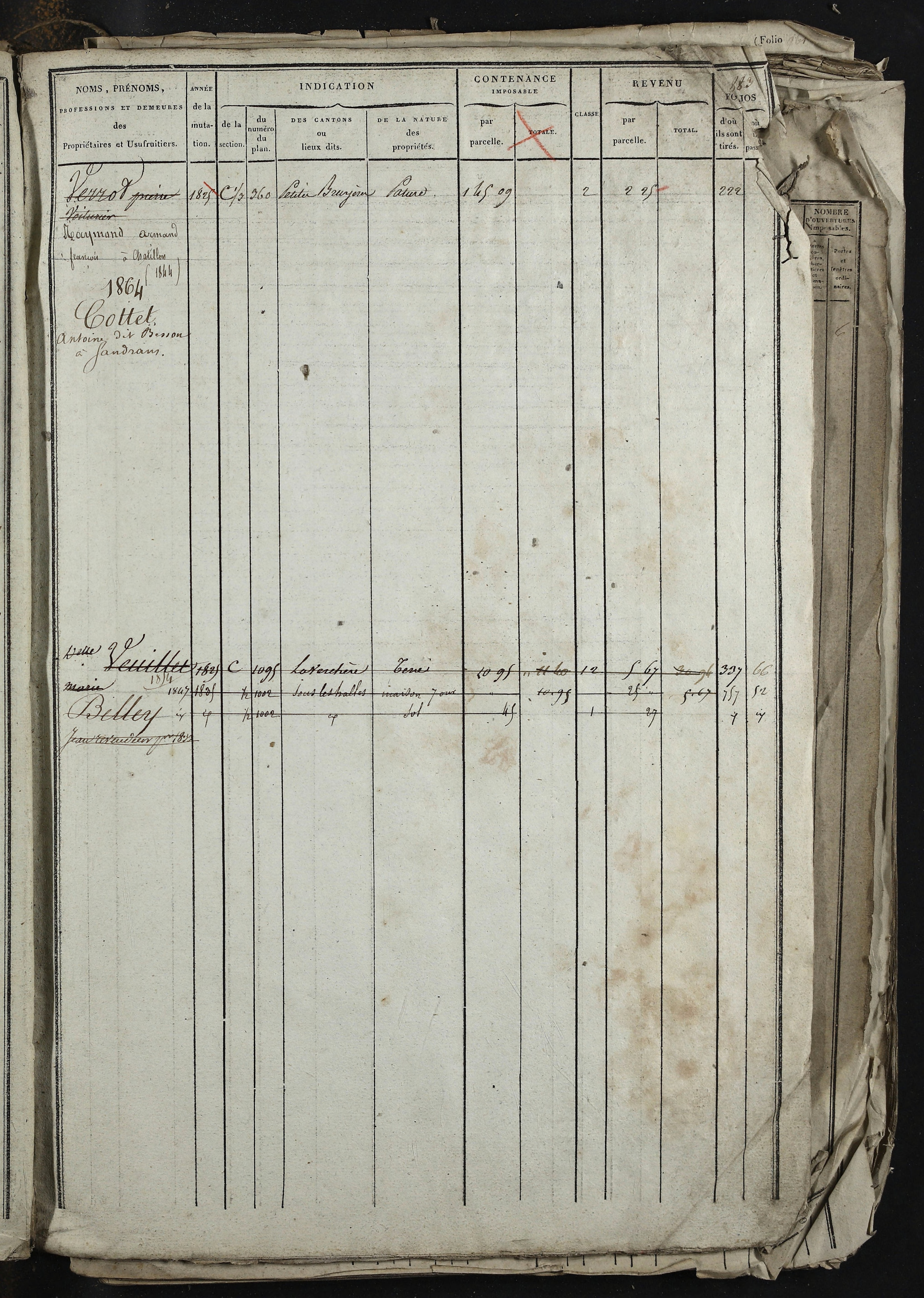 Relevant - 3 P 741 - 3 P 741 -  Folios 1 à 980  (1832-1846)