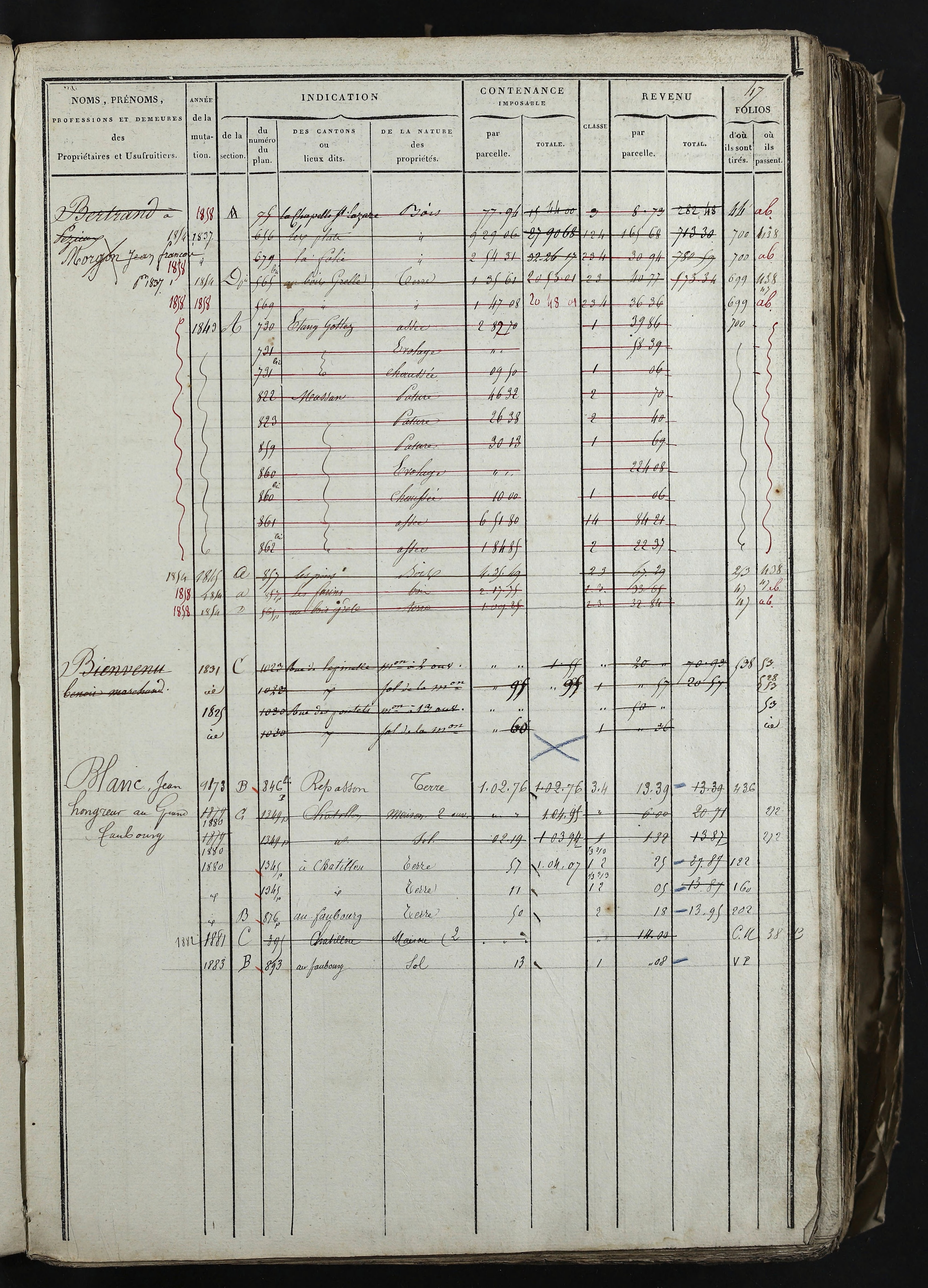 Relevant - 3 P 741 - 3 P 741 -  Folios 1 à 980  (1832-1846)