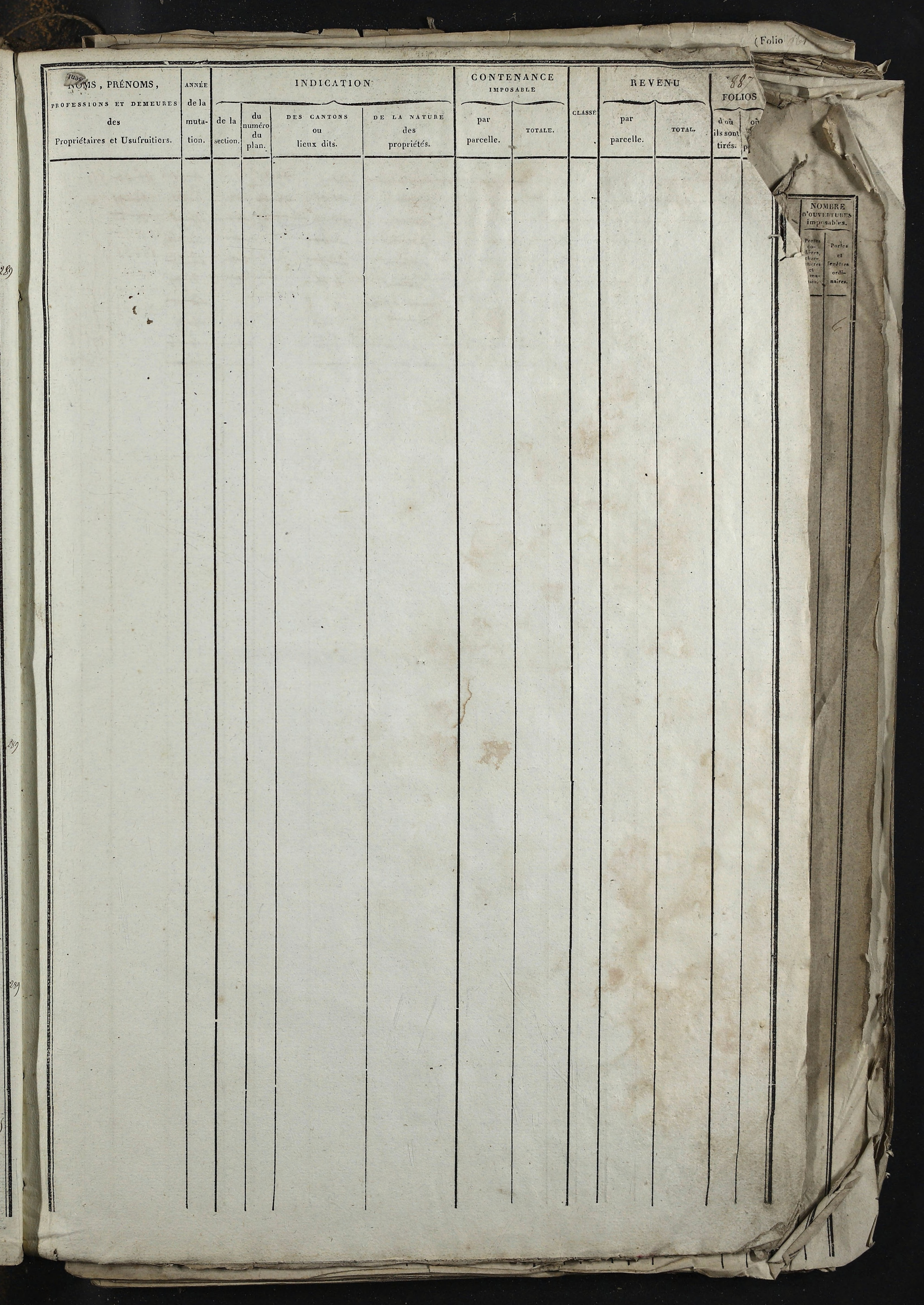 Relevant - 3 P 741 - 3 P 741 -  Folios 1 à 980  (1832-1846)