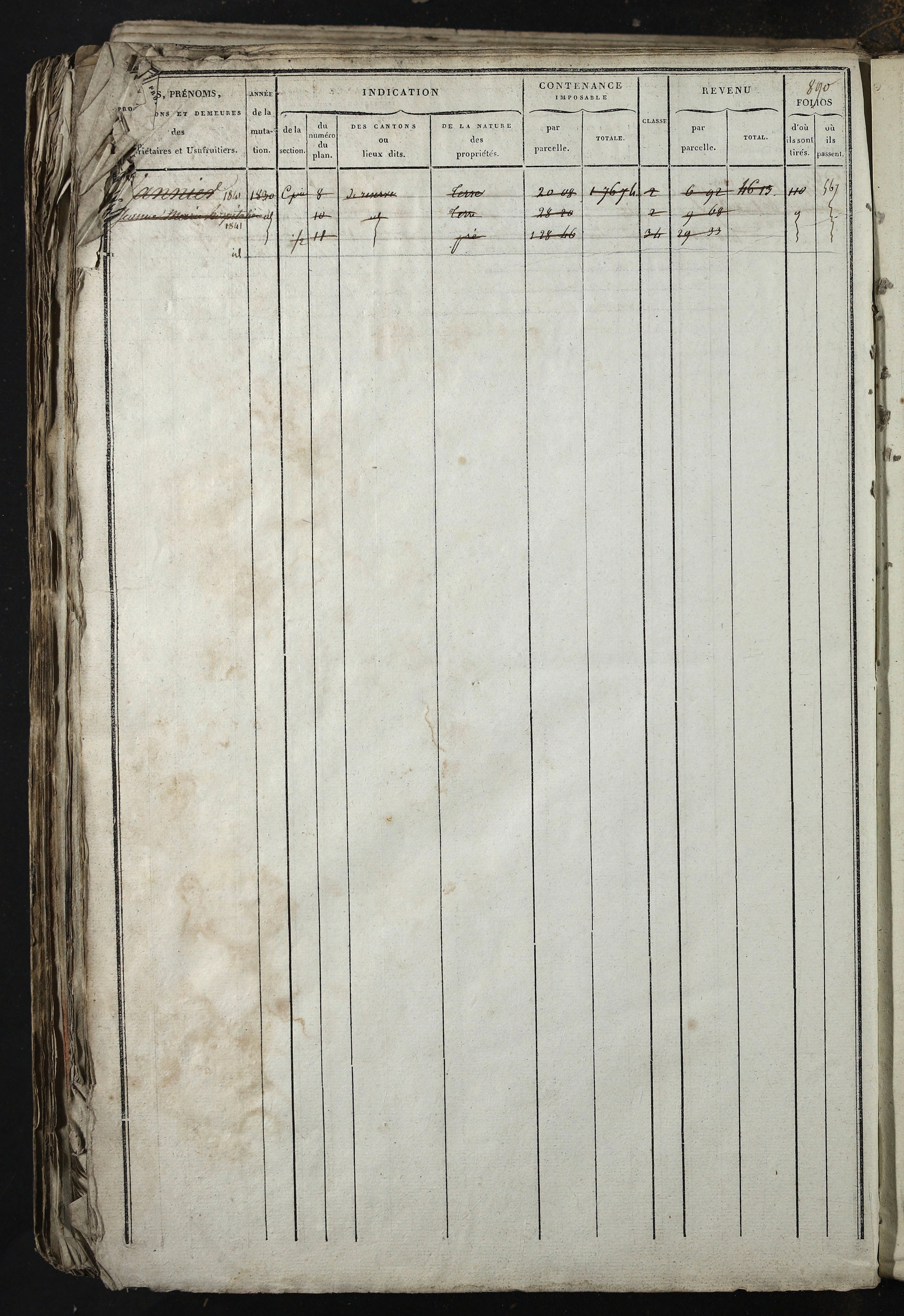 Relevant - 3 P 741 - 3 P 741 -  Folios 1 à 980  (1832-1846)