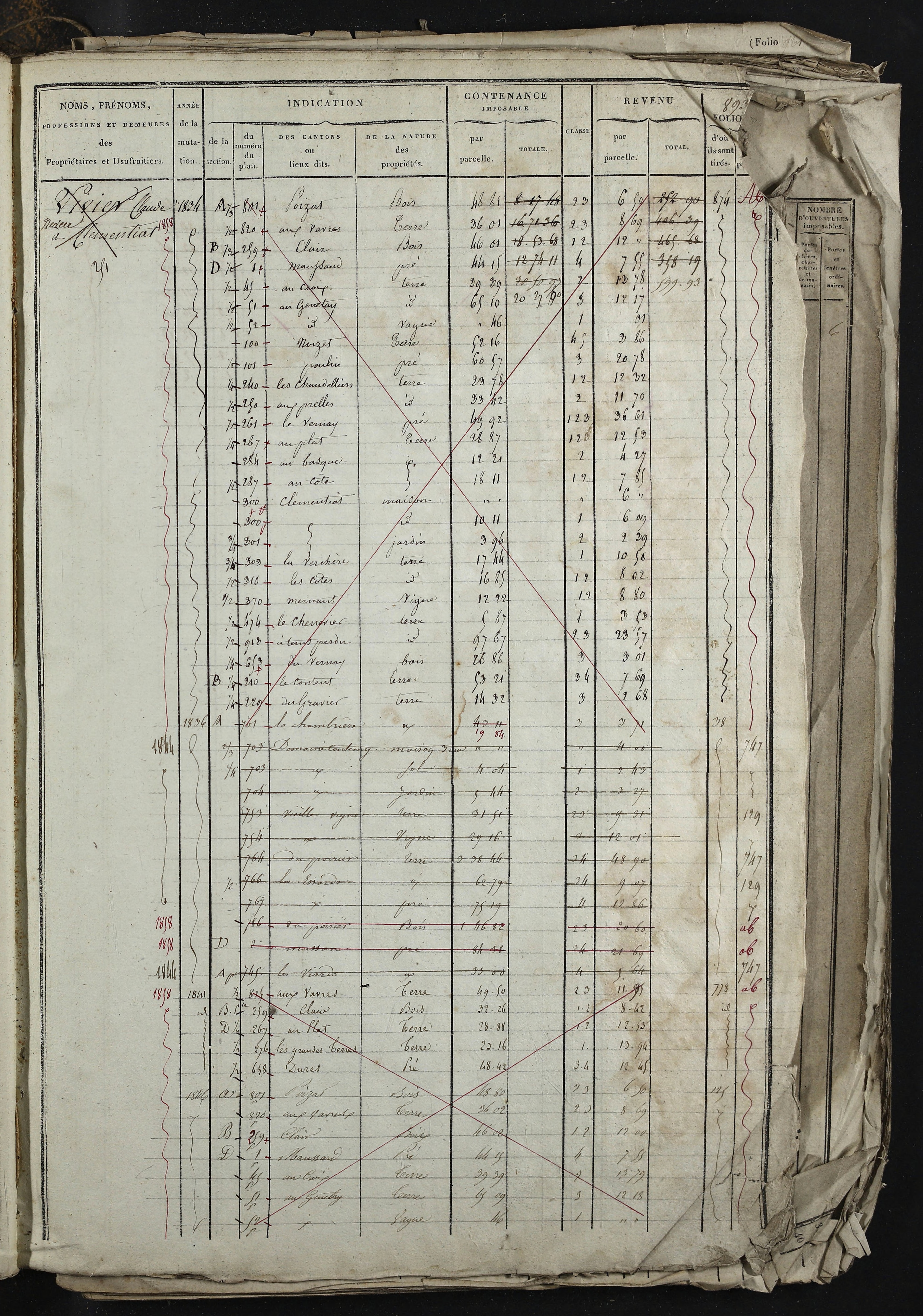 Relevant - 3 P 741 - 3 P 741 -  Folios 1 à 980  (1832-1846)
